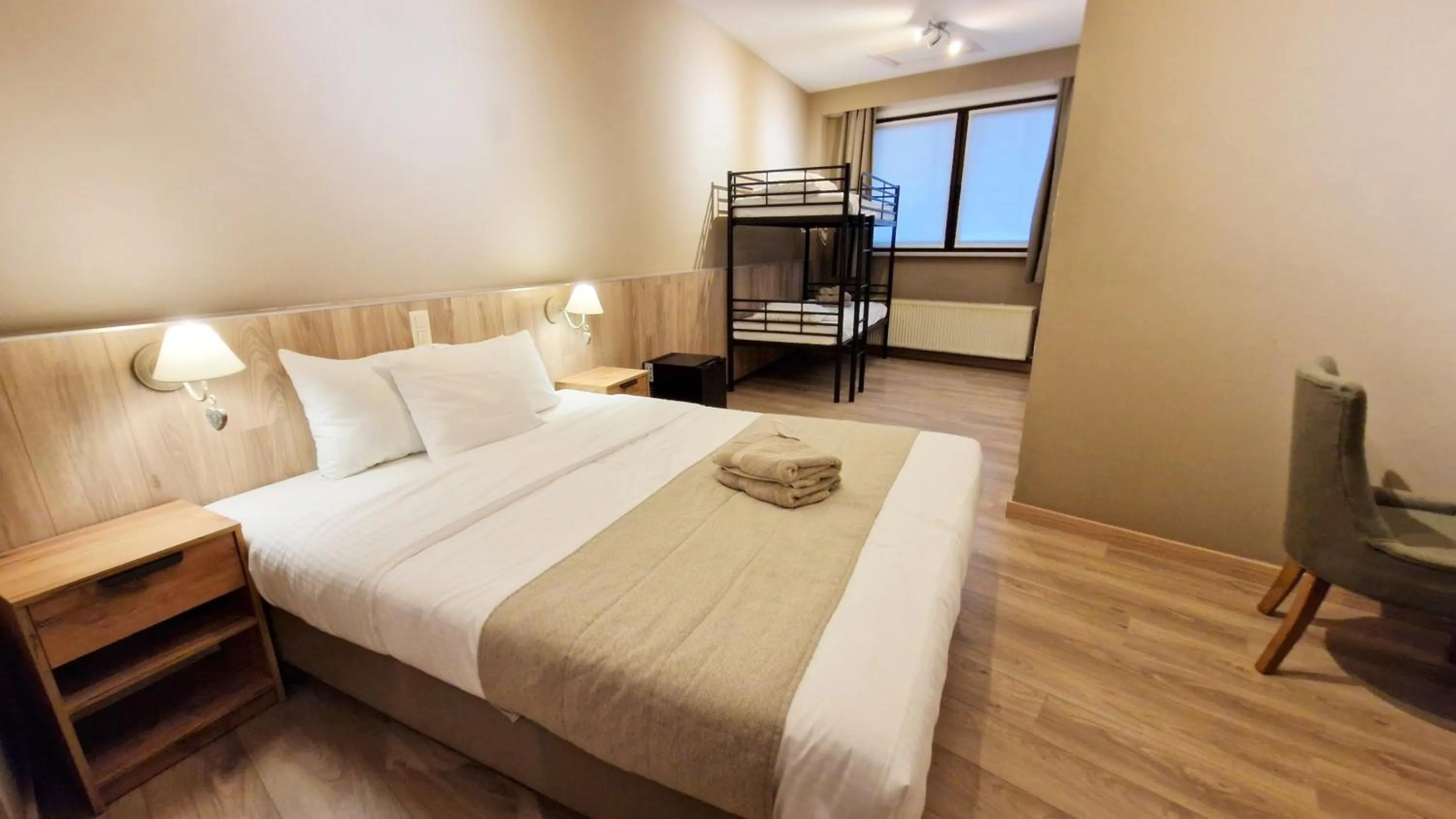 Bed in Hotel Tropicana