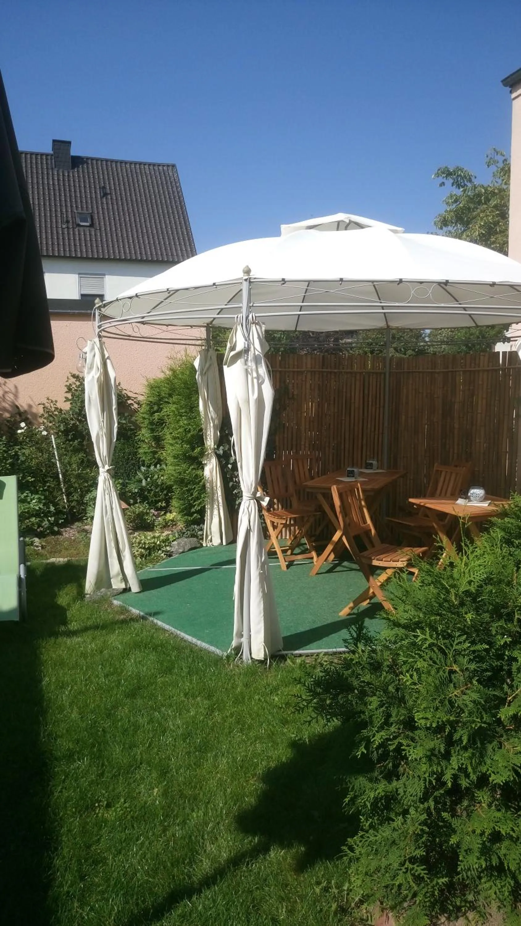 Patio in ApartmentHotel Vollumen