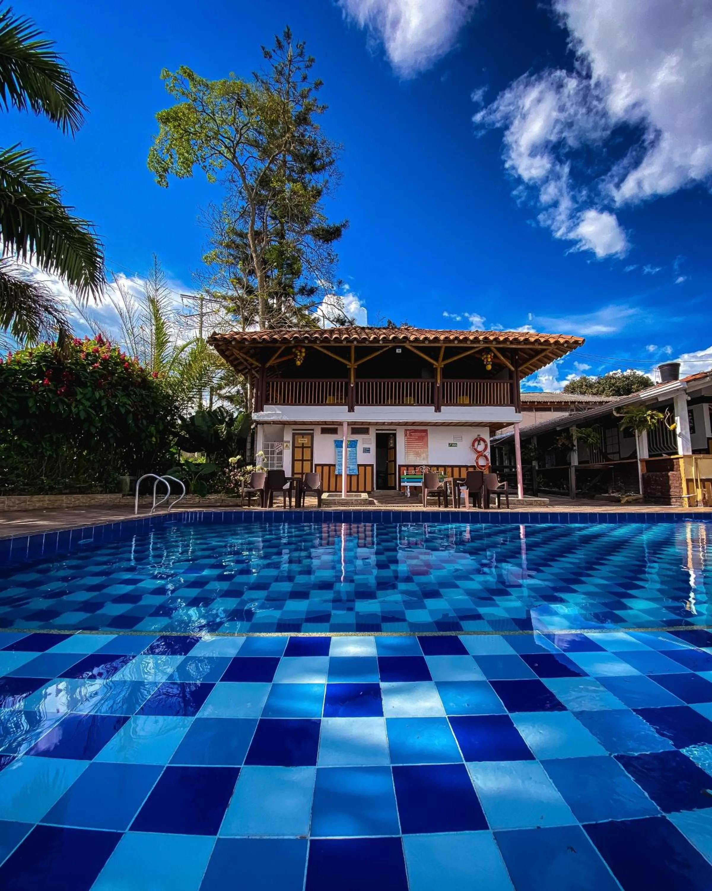 Swimming pool in Eco Hotel las Palmas