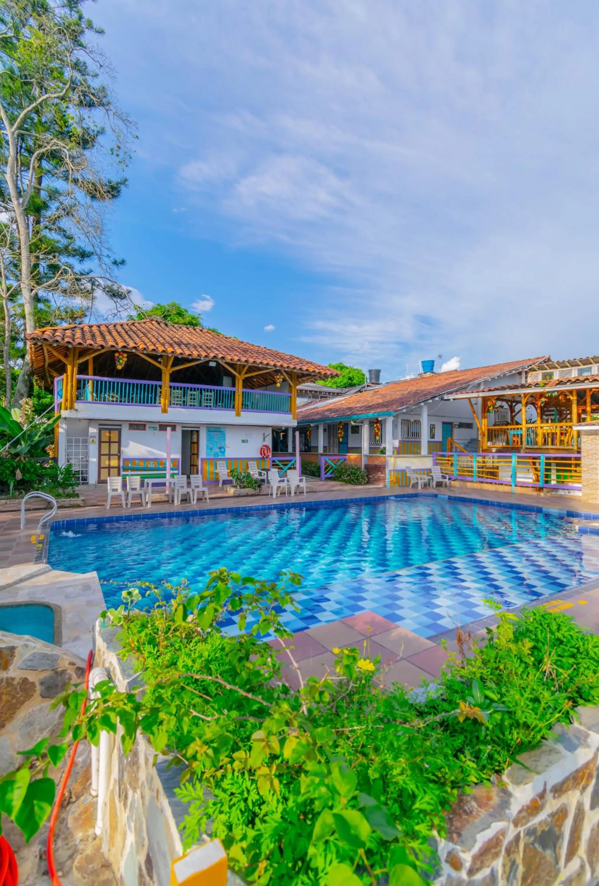 Swimming pool in Eco Hotel las Palmas