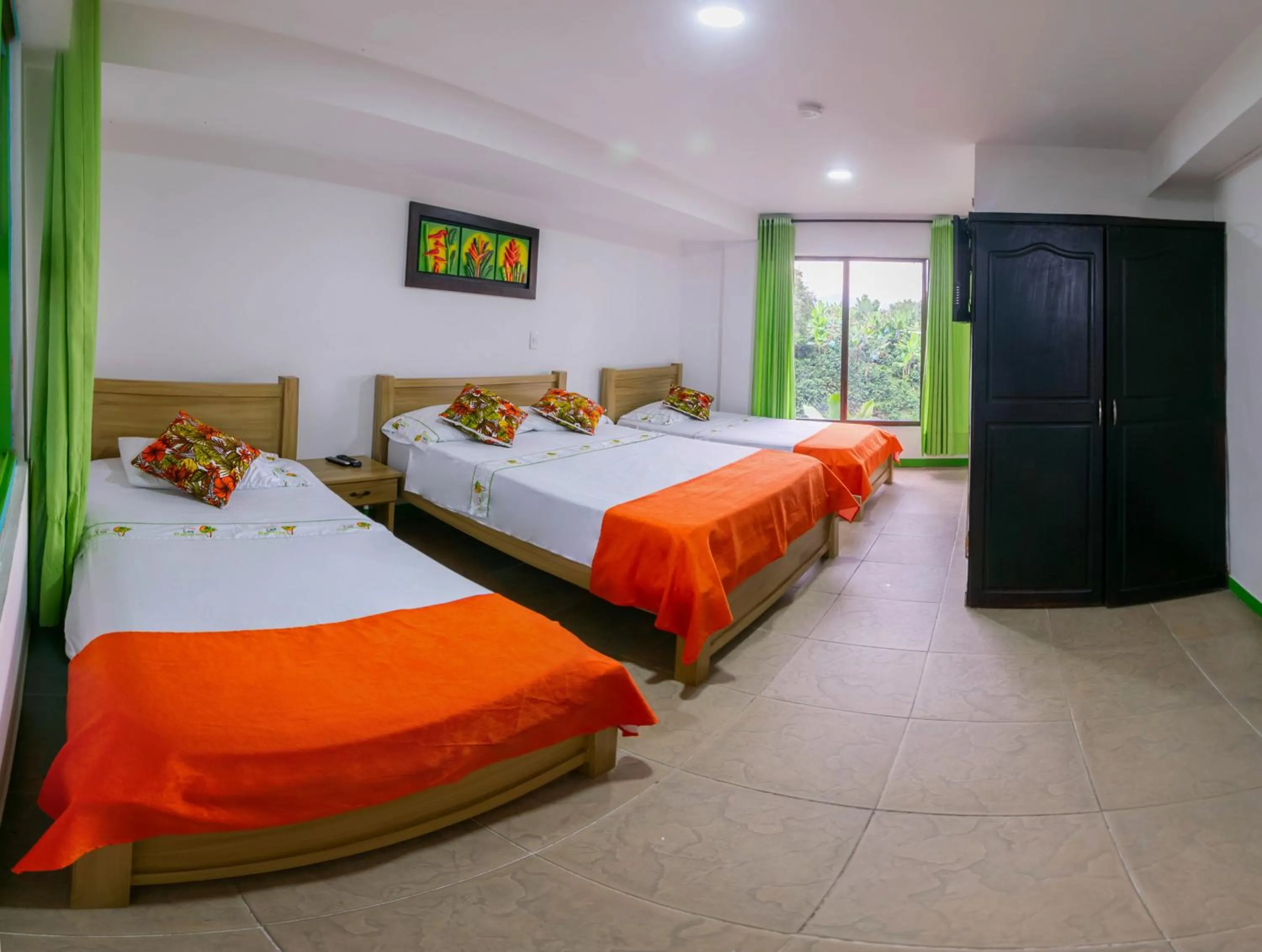 Property building, Bed in Eco Hotel las Palmas