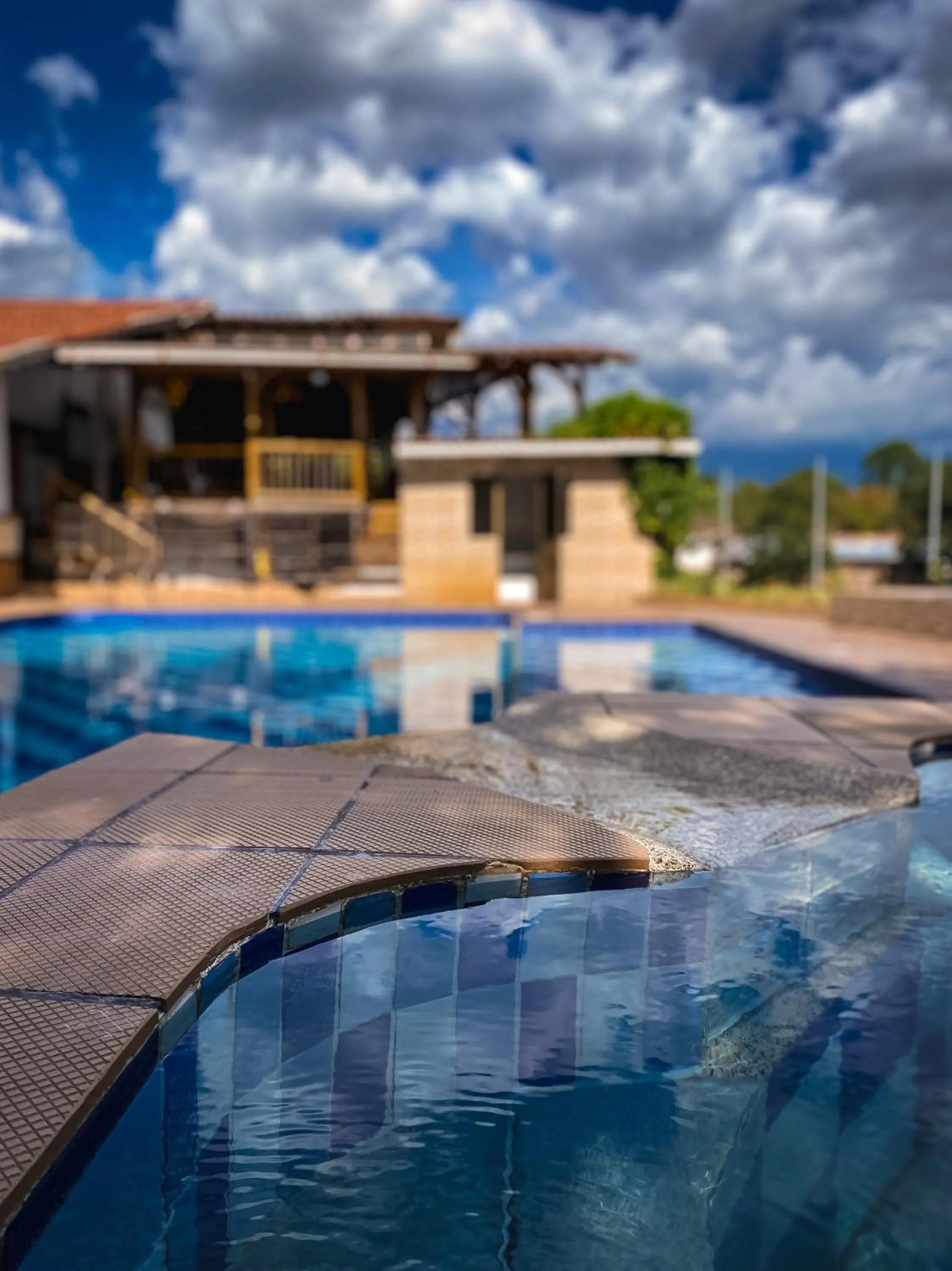 Swimming pool in Eco Hotel las Palmas