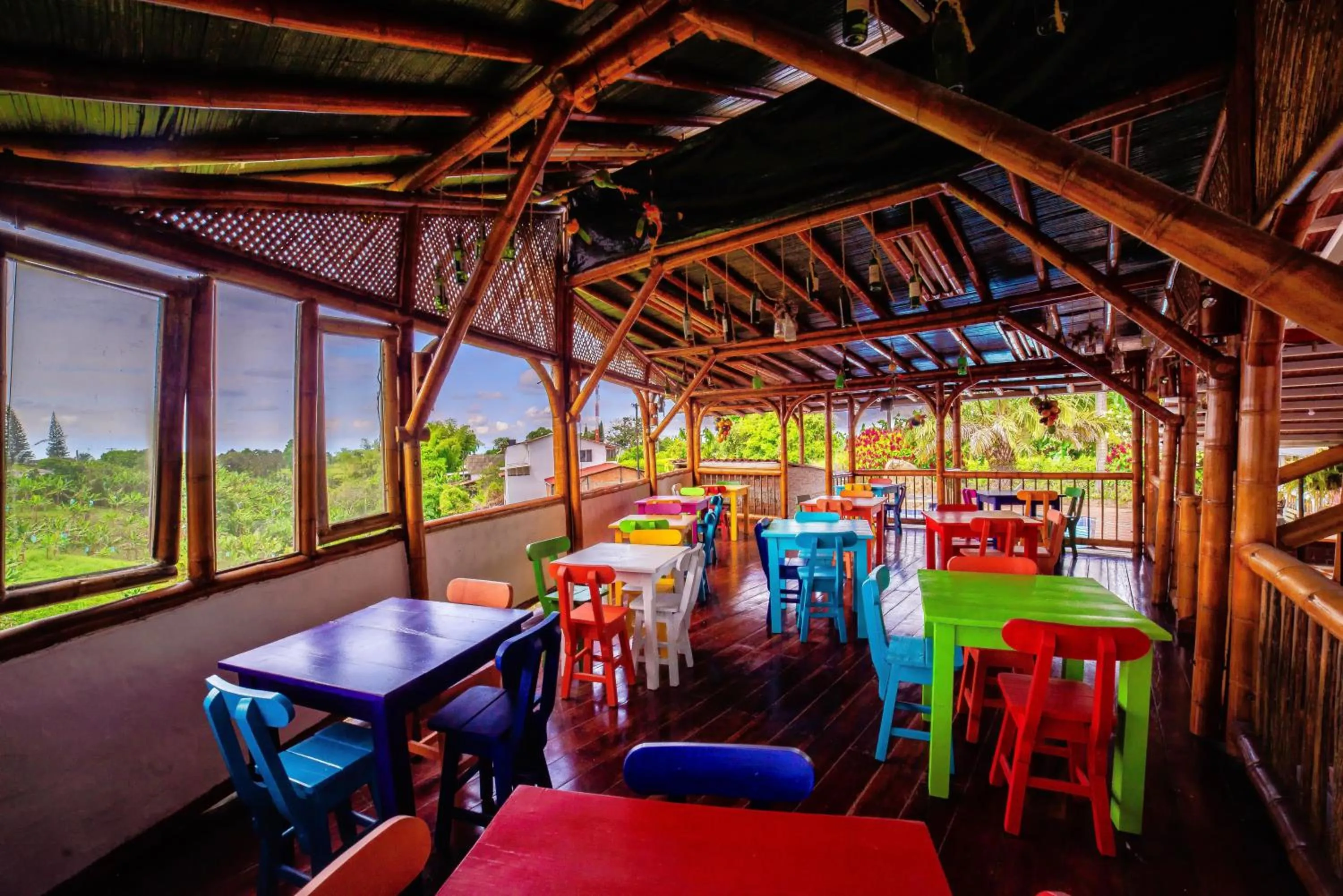 Seating area in Eco Hotel las Palmas