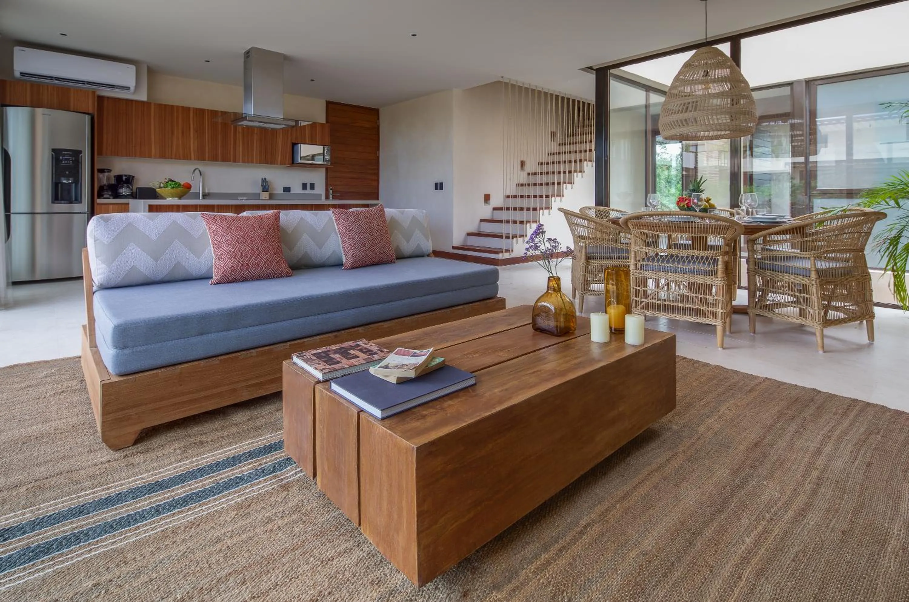 Patio in Copal Tulum Hotel