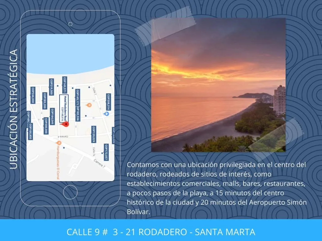 Sunset in Hotel Rodadero Real