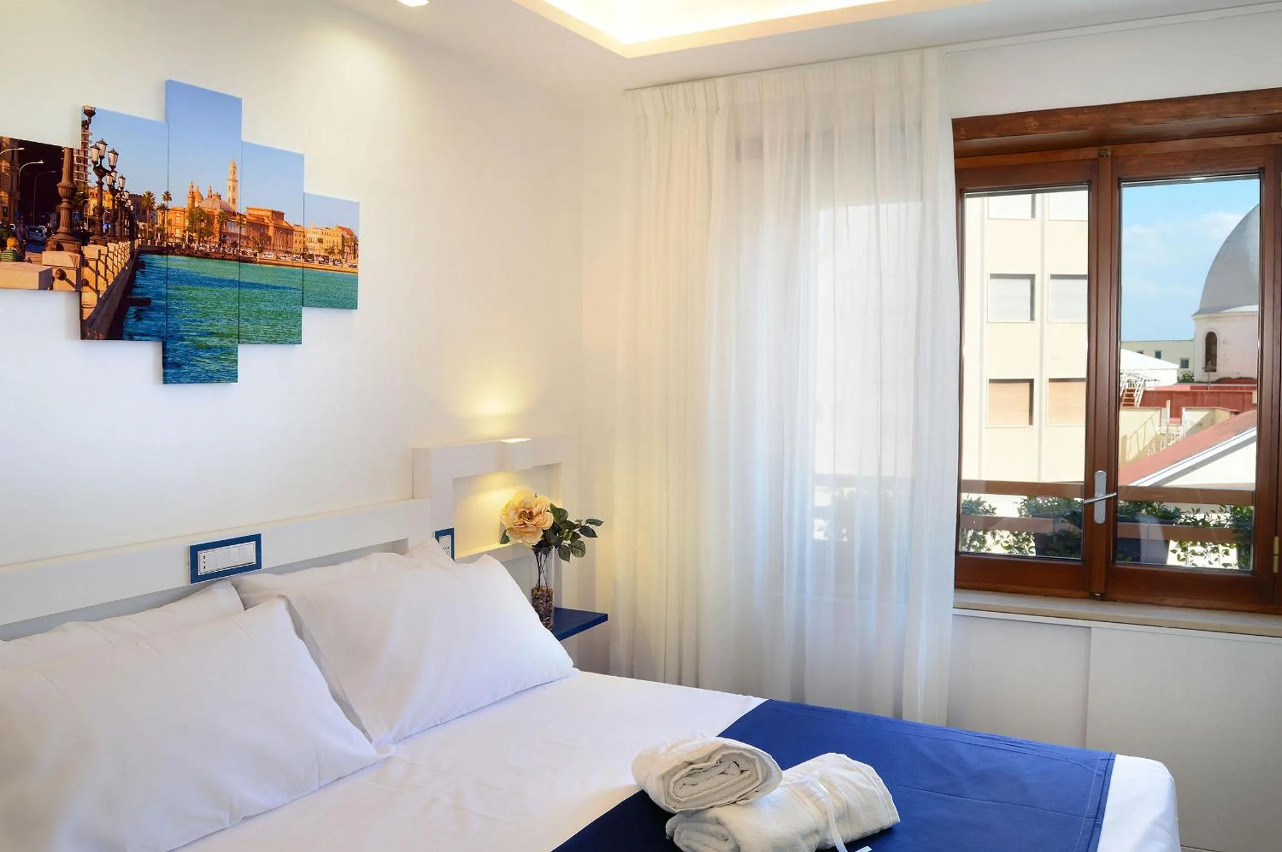 Bed in Napoli Central Station Studio