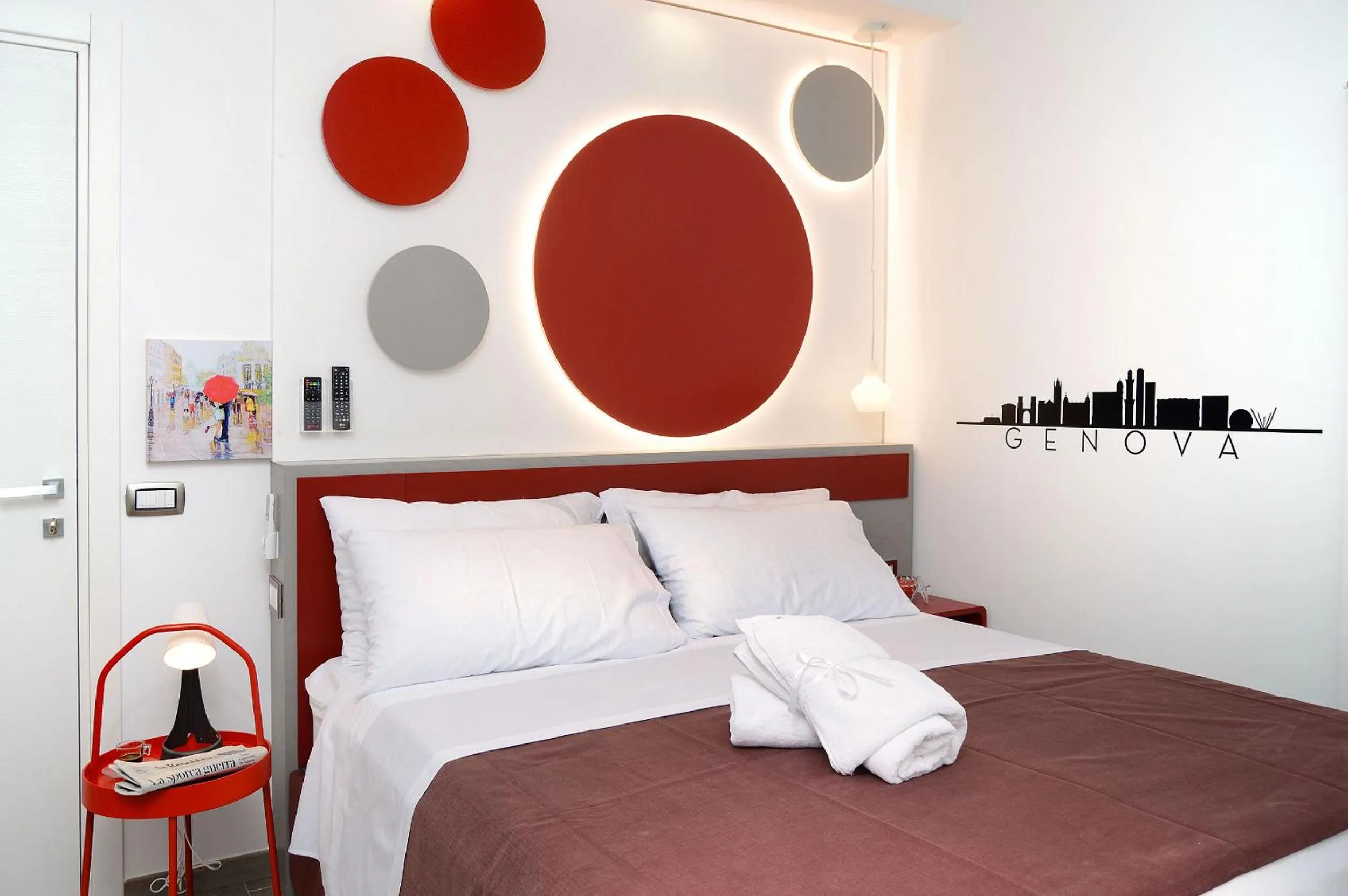 Bed in Napoli Central Station Studio