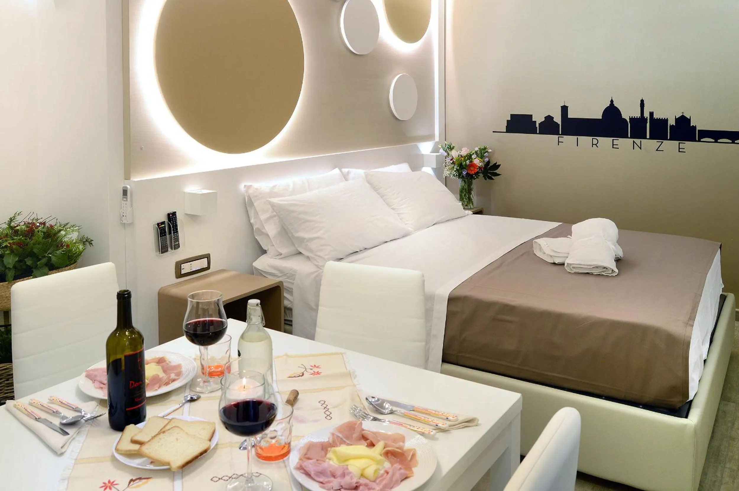 Bed in Napoli Central Station Studio