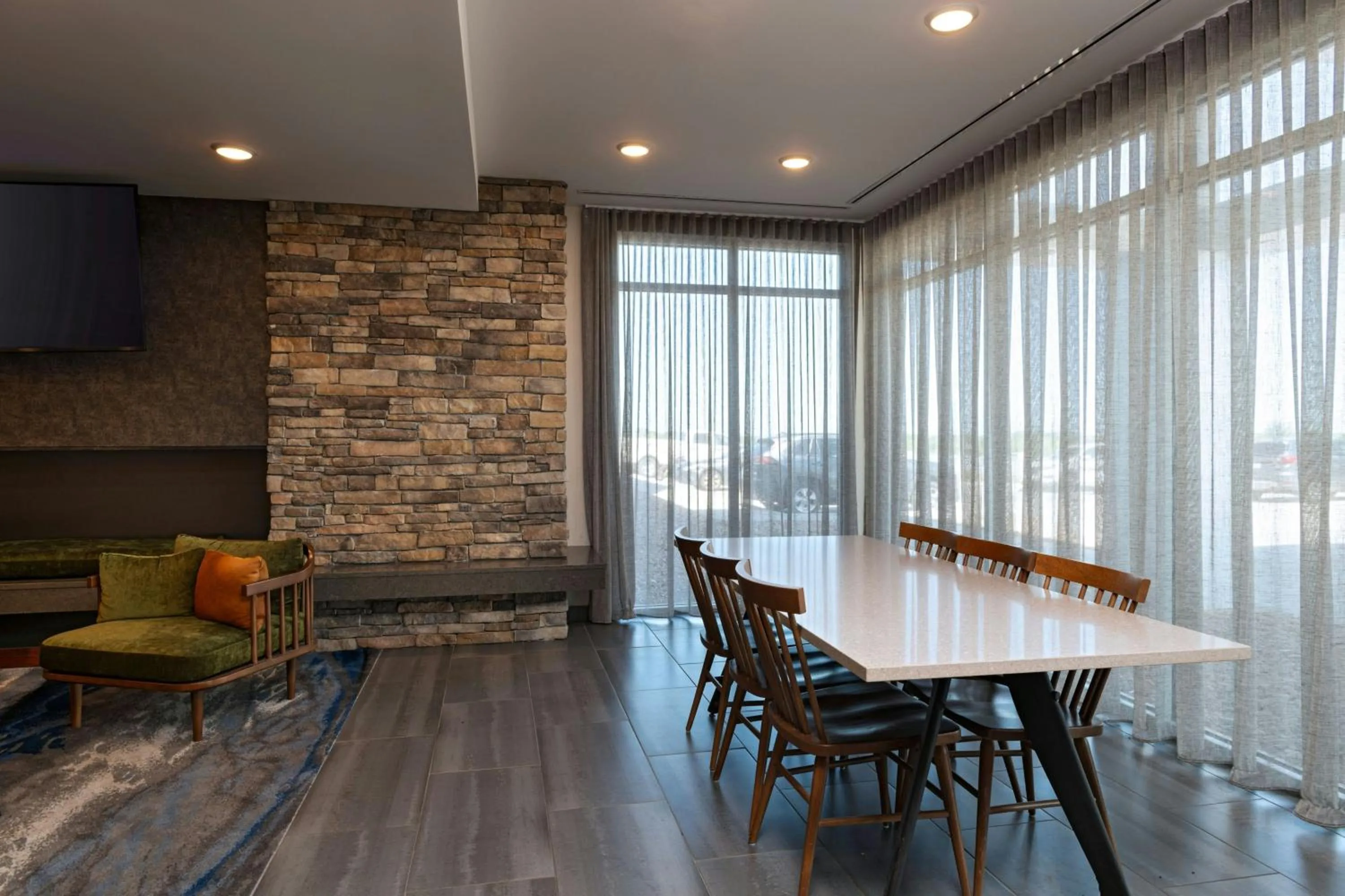 Lobby or reception in Fairfield Inn & Suites Lincoln Crete