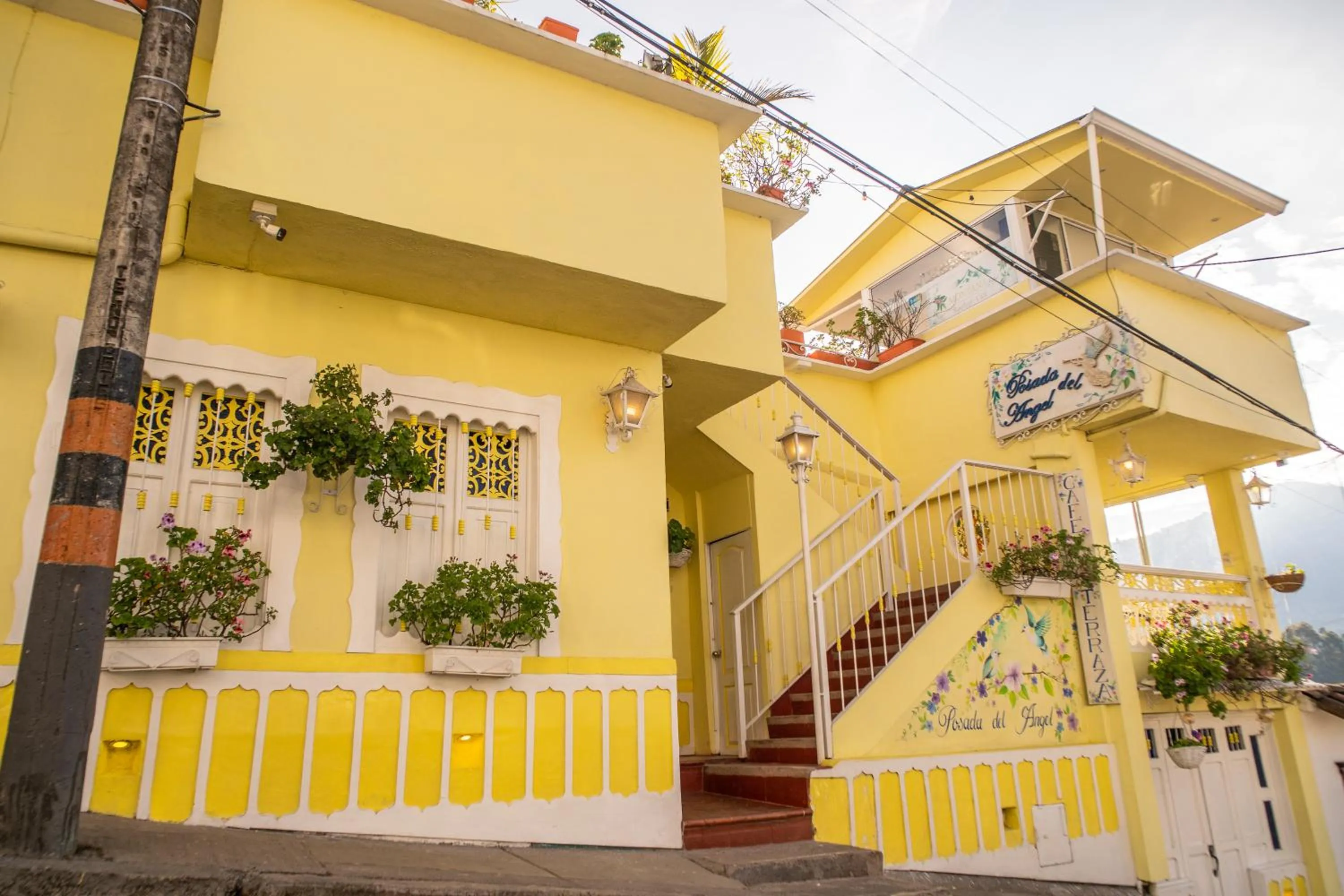 Facade/entrance in Posada del Angel