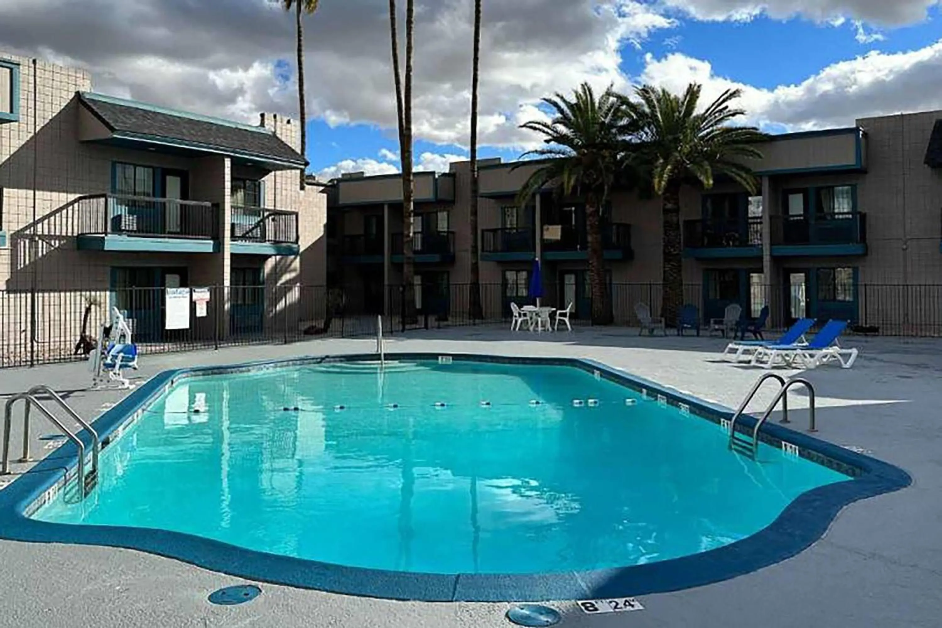Pool view in Super 8 by Wyndham Mesa Downtown Near Convention Center