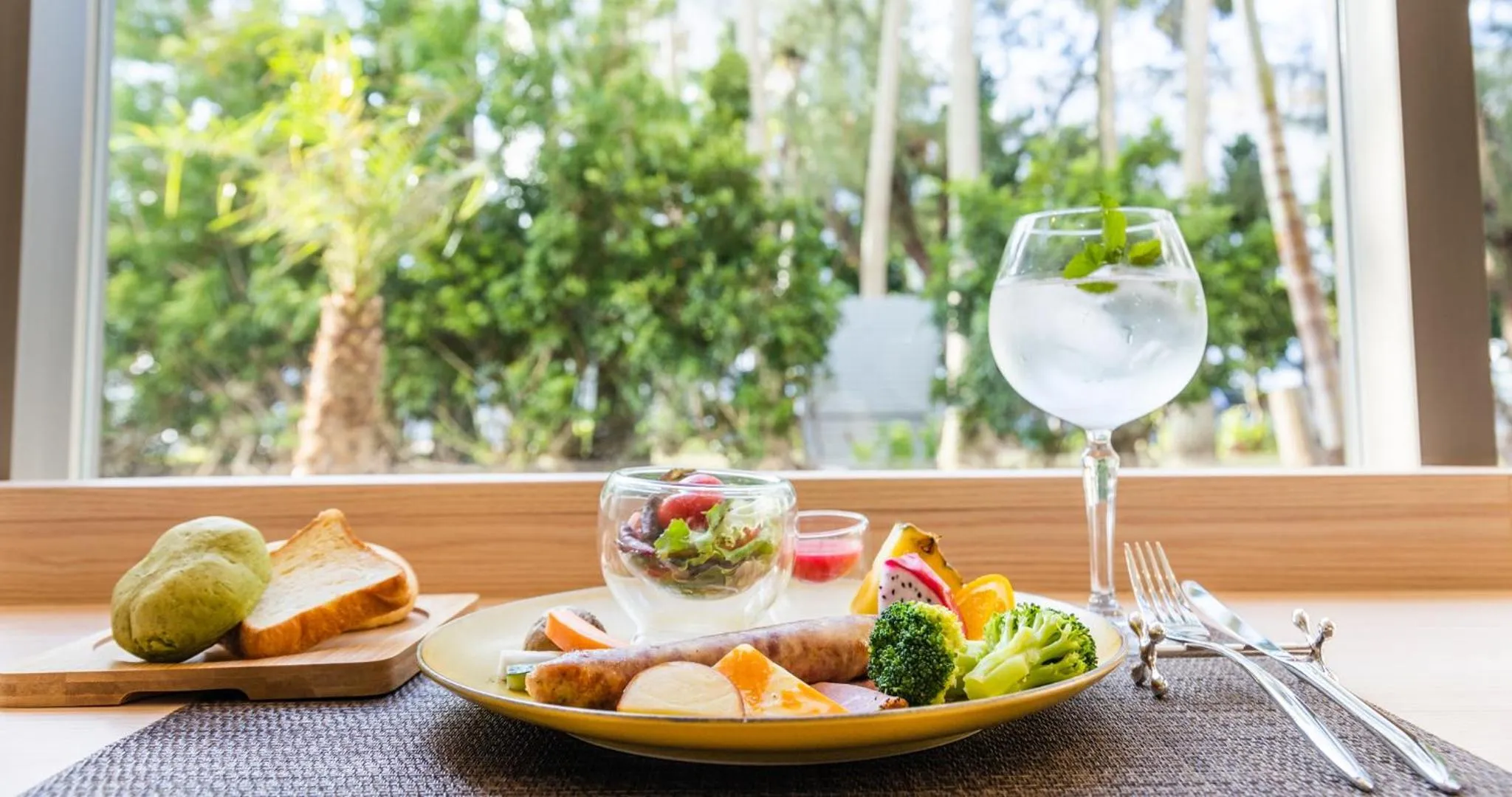 Breakfast in HOTEL SANSUI NAHA Ryukyu Onsen Naminoue-No-Yu