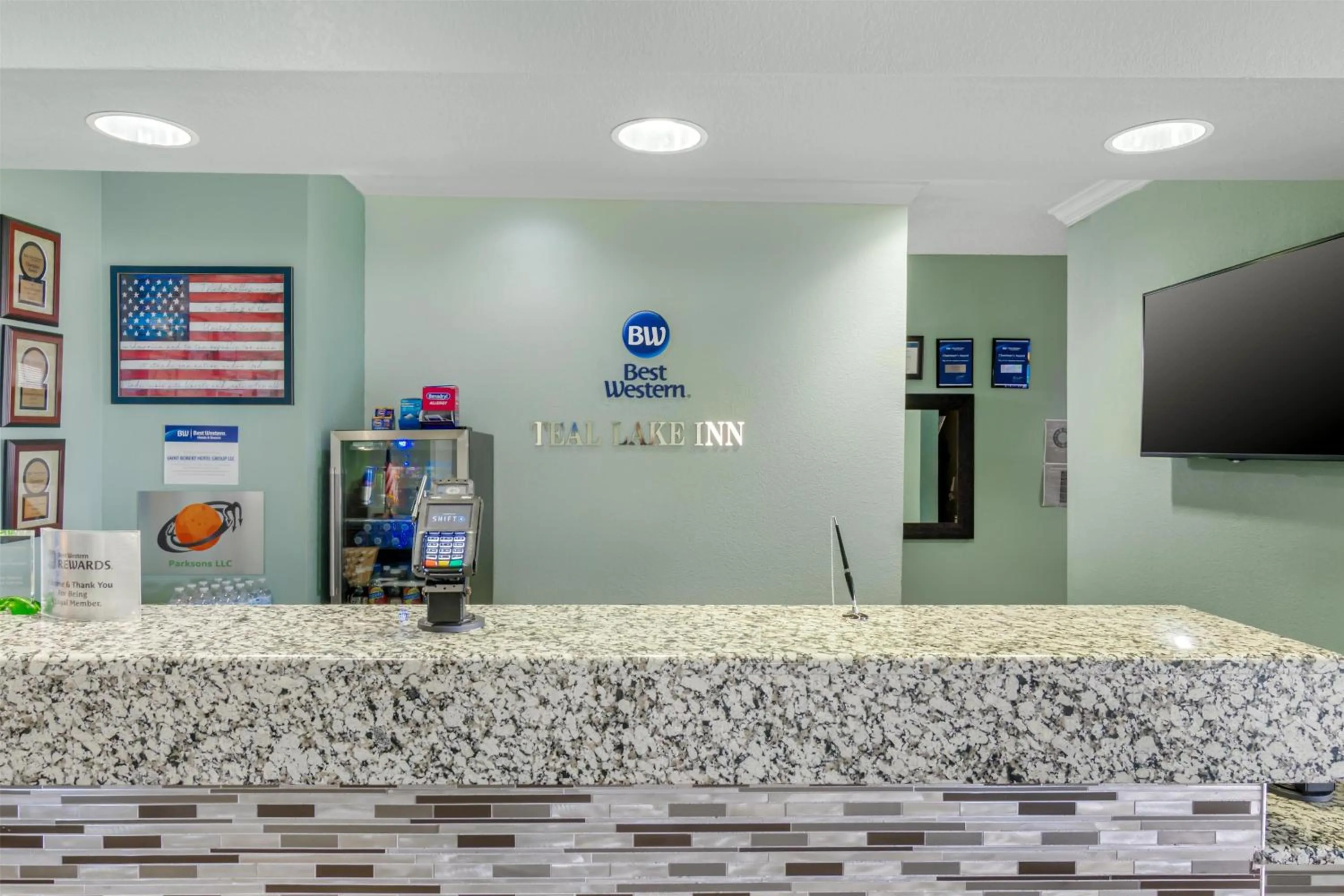 Lobby or reception in Best Western Teal Lake Inn