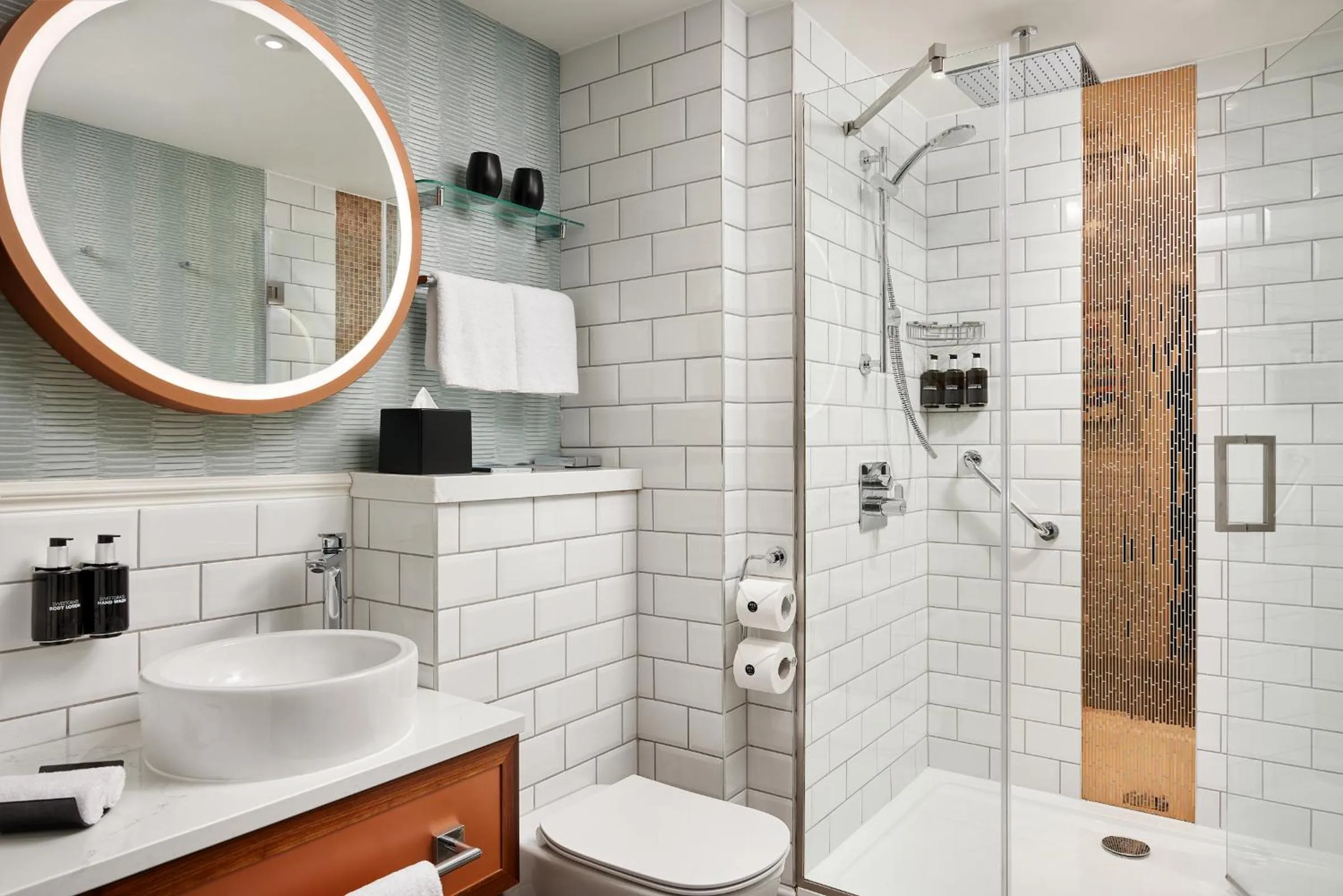 Bathroom in NYX Hotel Dublin Christchurch