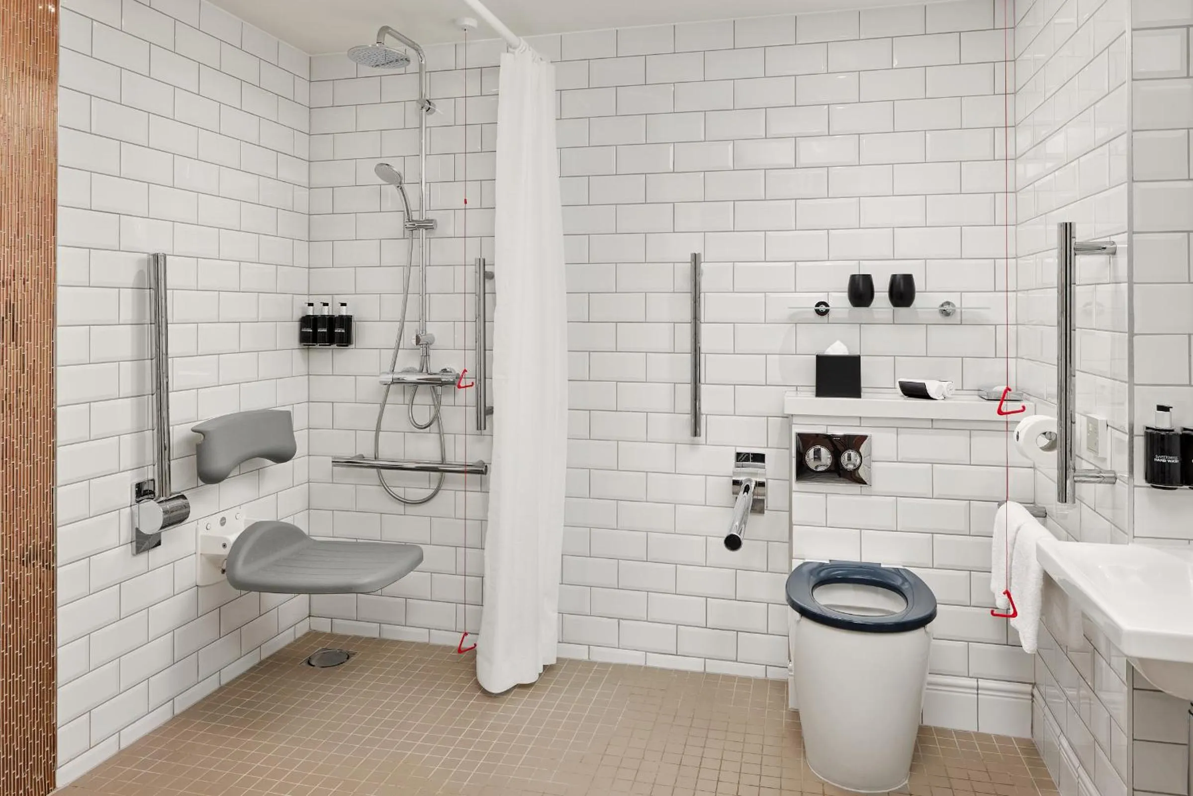 Bathroom in NYX Hotel Dublin Christchurch