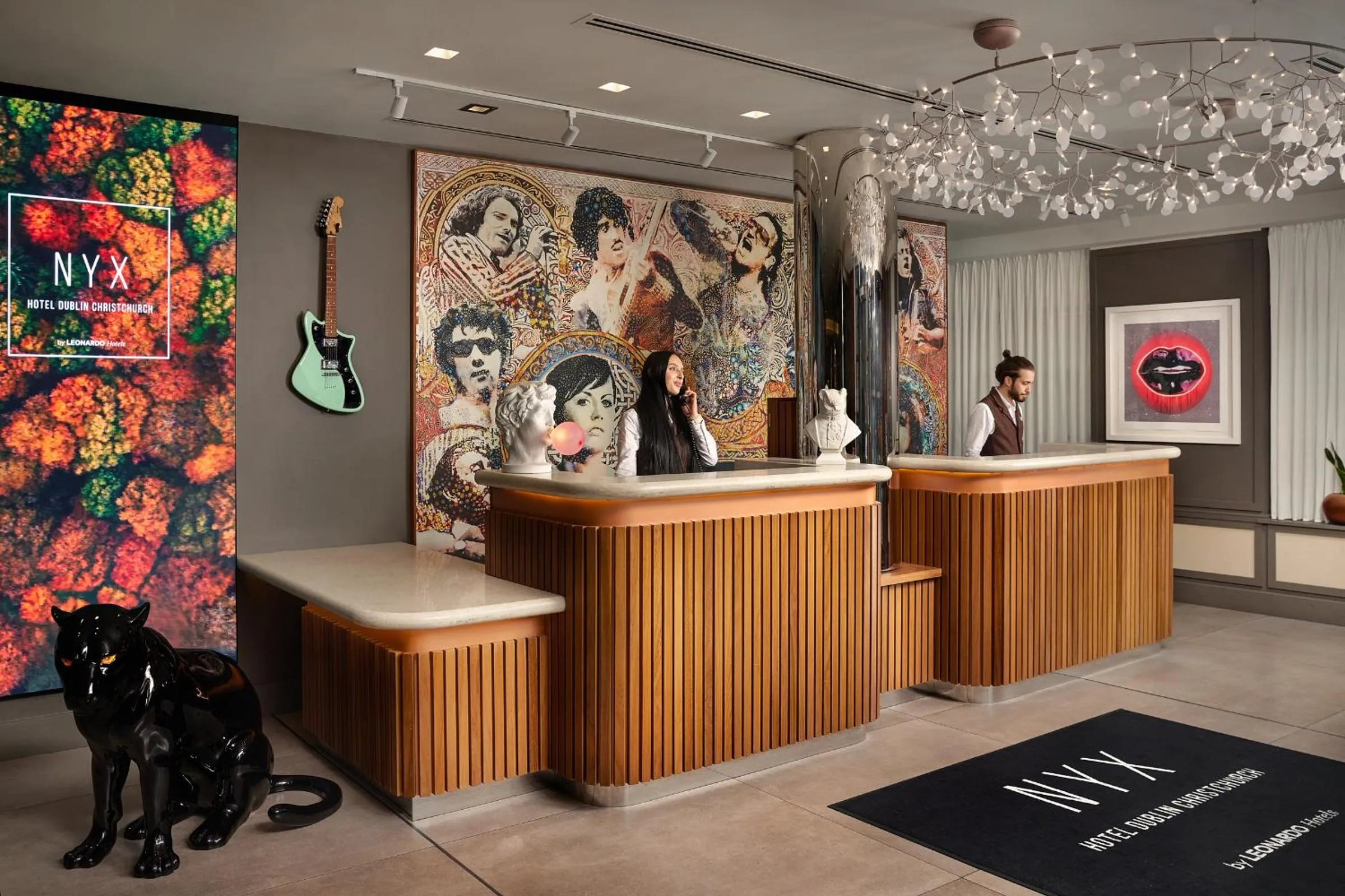 Lobby or reception in NYX Hotel Dublin Christchurch