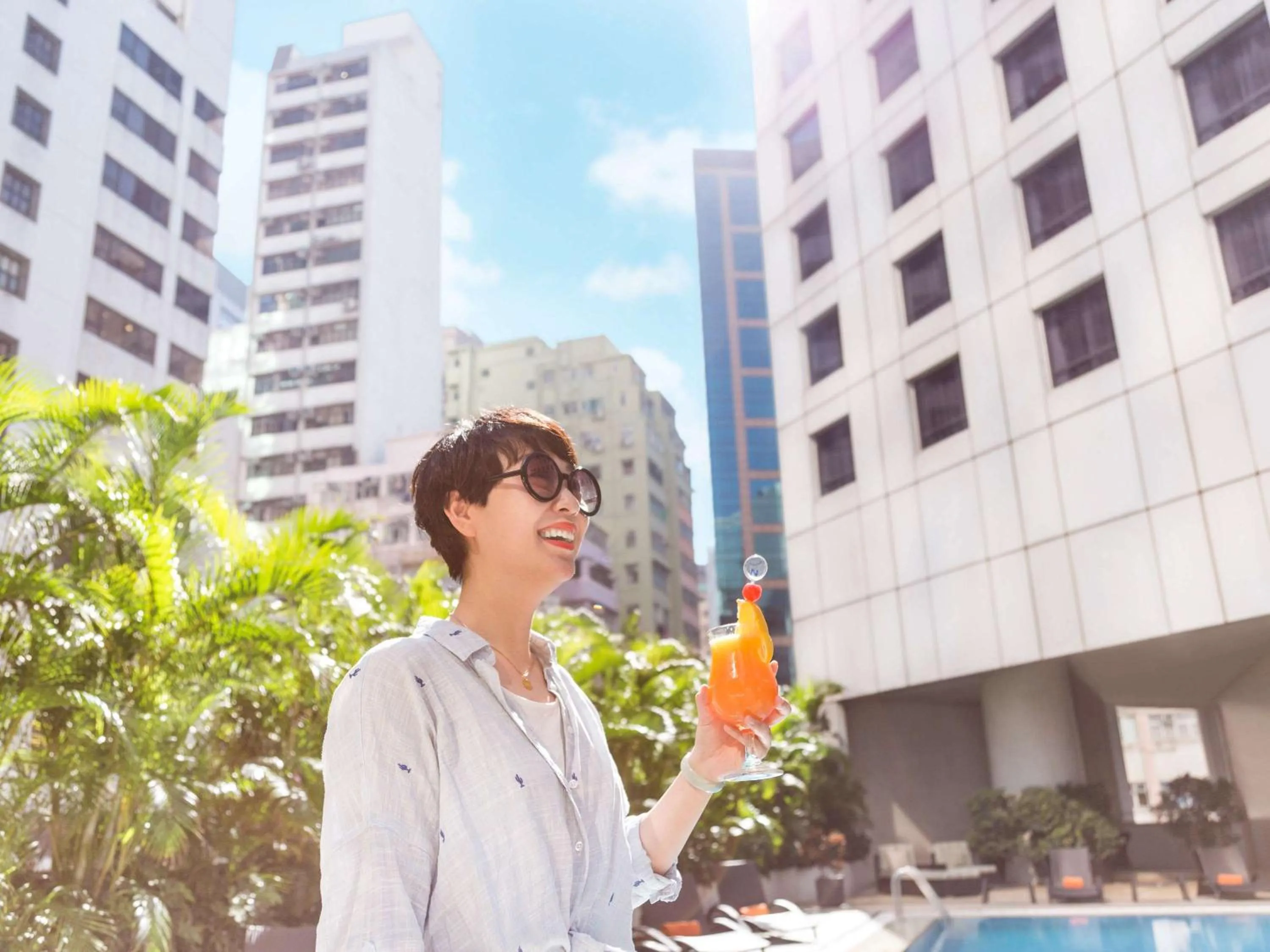 On site in Novotel Century Hong Kong