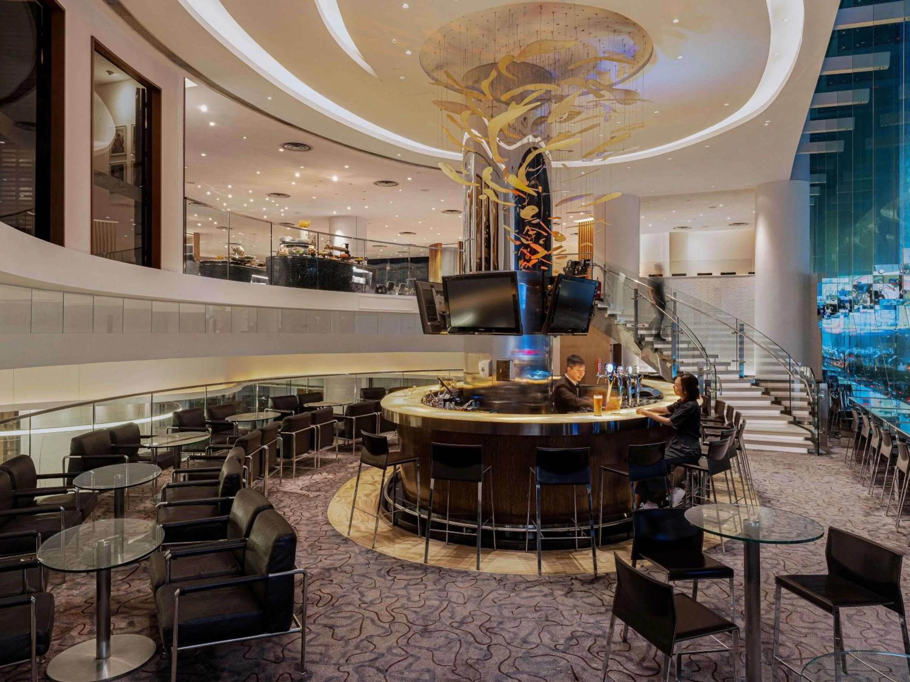 Lounge or bar in Novotel Century Hong Kong