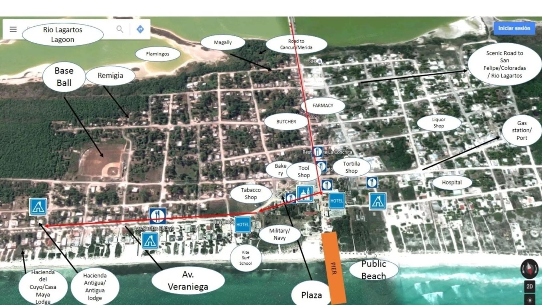 Nearby landmark in Beachfront Apartment Hacienda del Cuyo