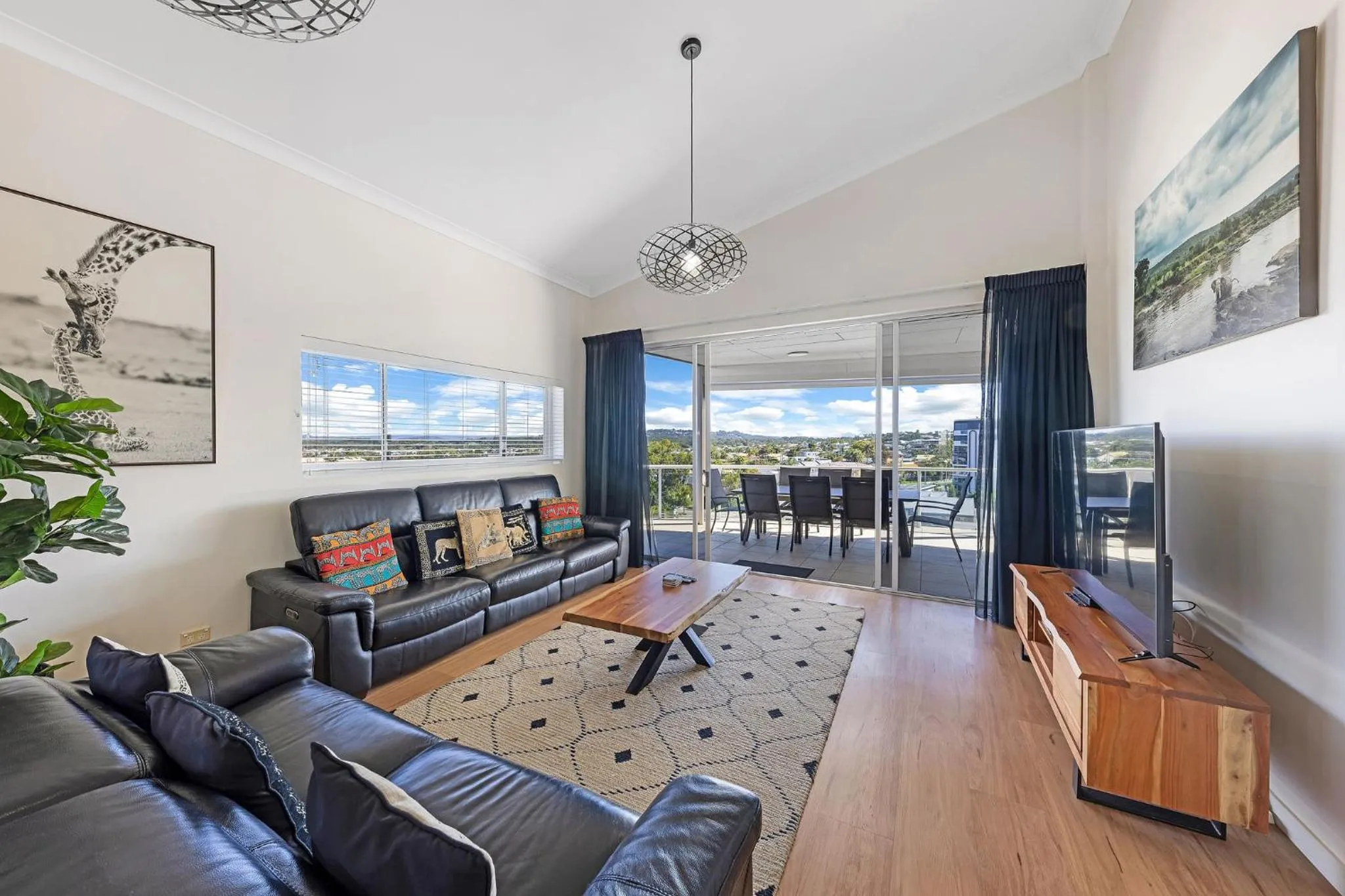 Living room in Pandanus Mooloolaba