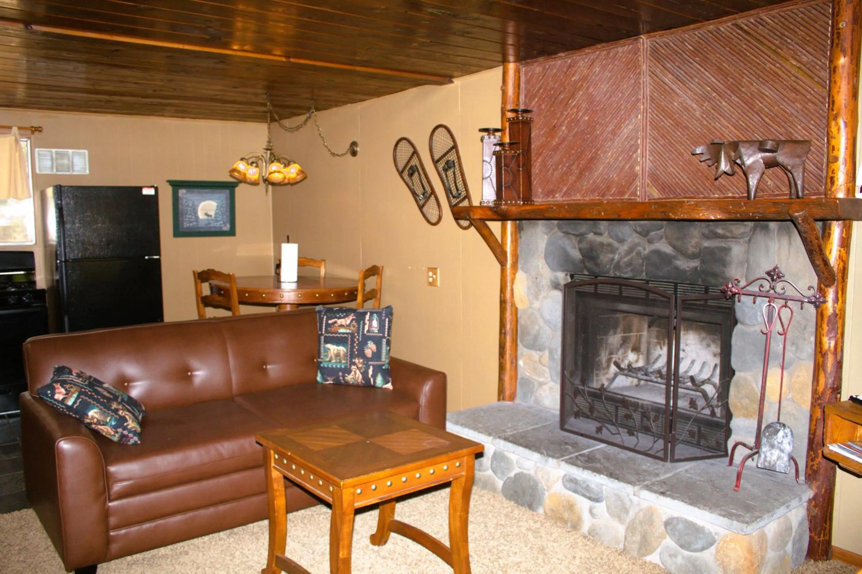 Living room in Goldmine Lodge
