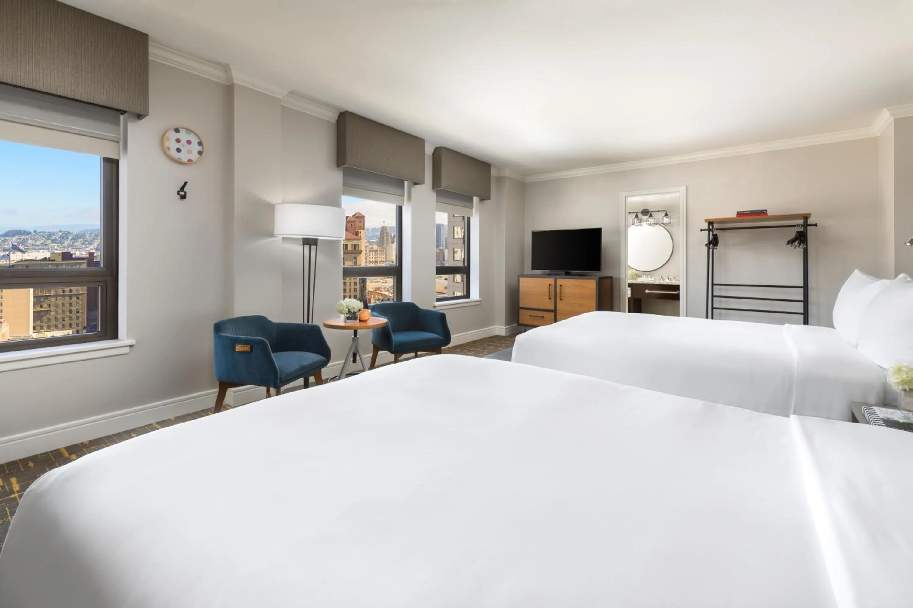 Bed in Stanford Court San Francisco