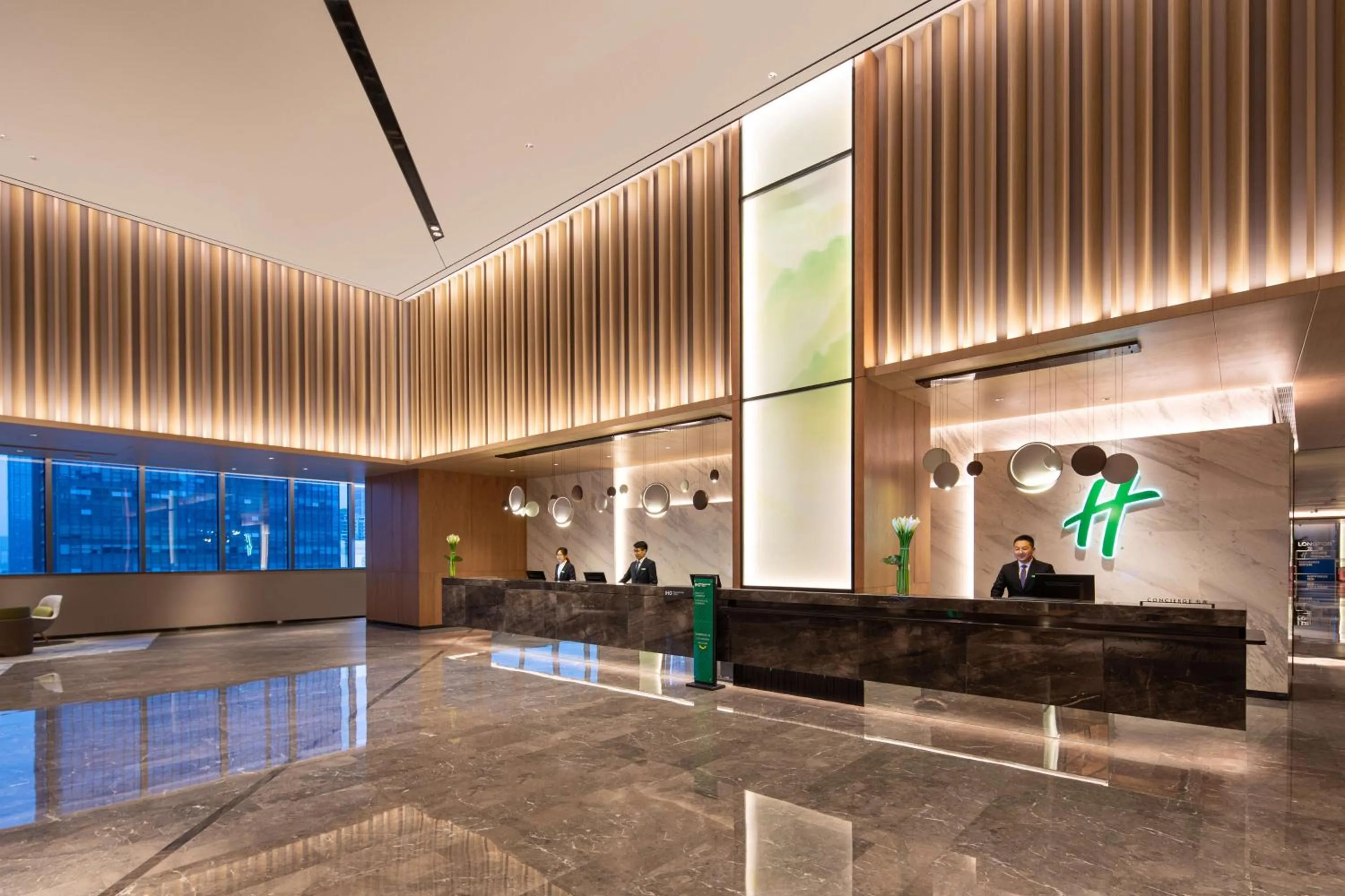 Lobby or reception, Lobby/Reception in Holiday Inn Hangzhou Binjiang