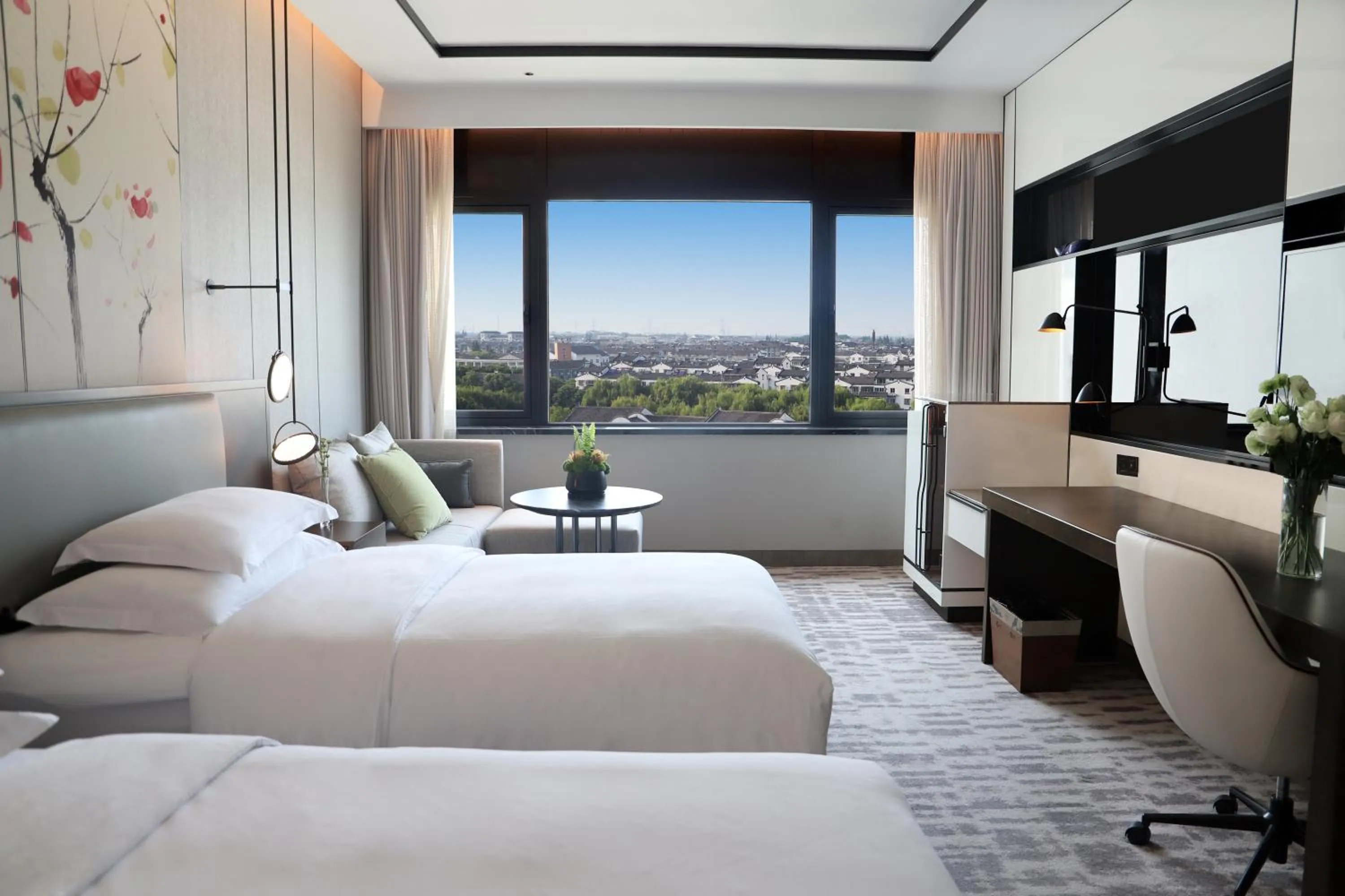 Bedroom, Bed in Crowne Plaza Wuzhen by IHG