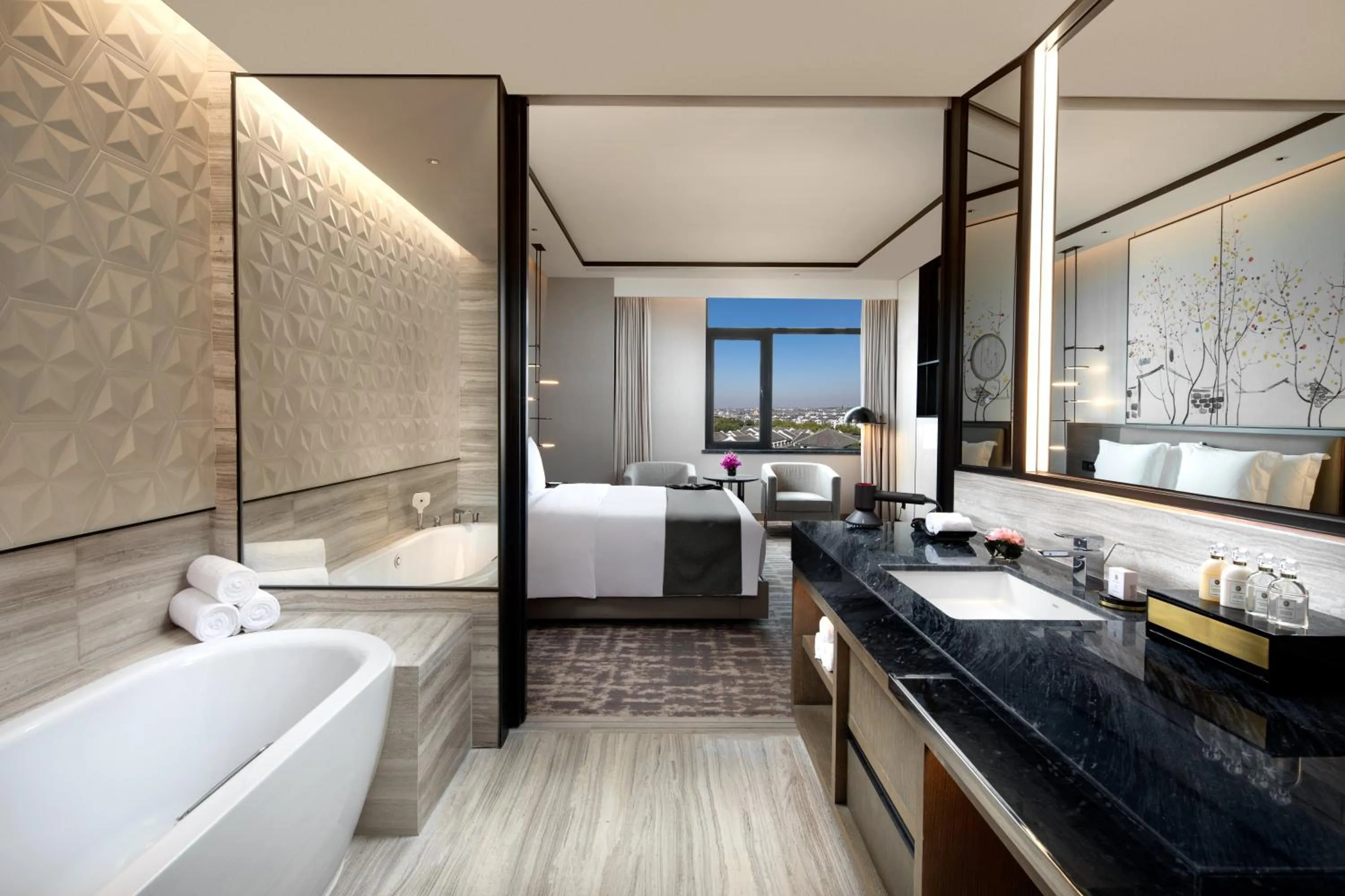 Photo of the whole room in Crowne Plaza Wuzhen by IHG