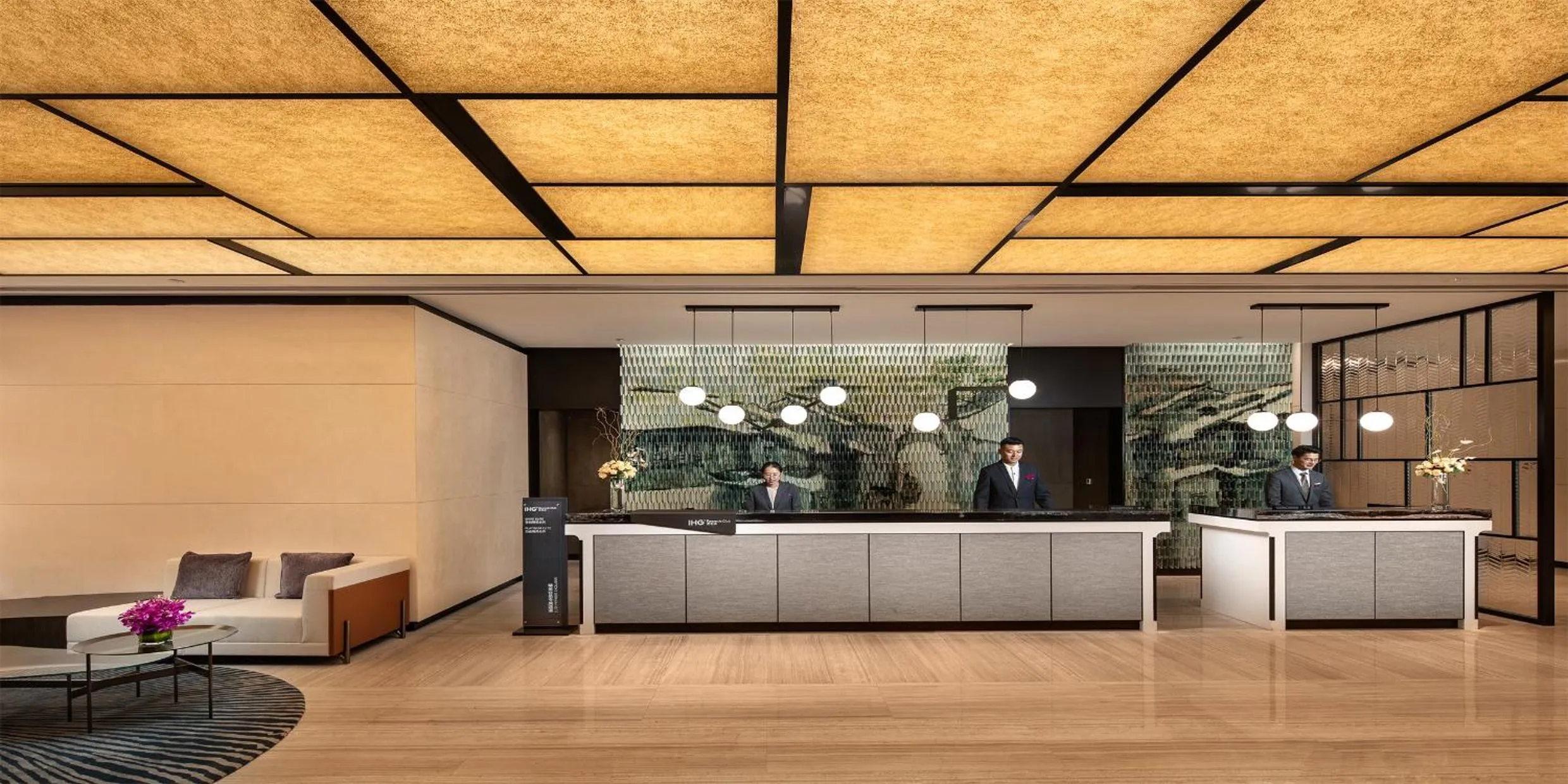 Lobby or reception in Crowne Plaza Wuzhen by IHG