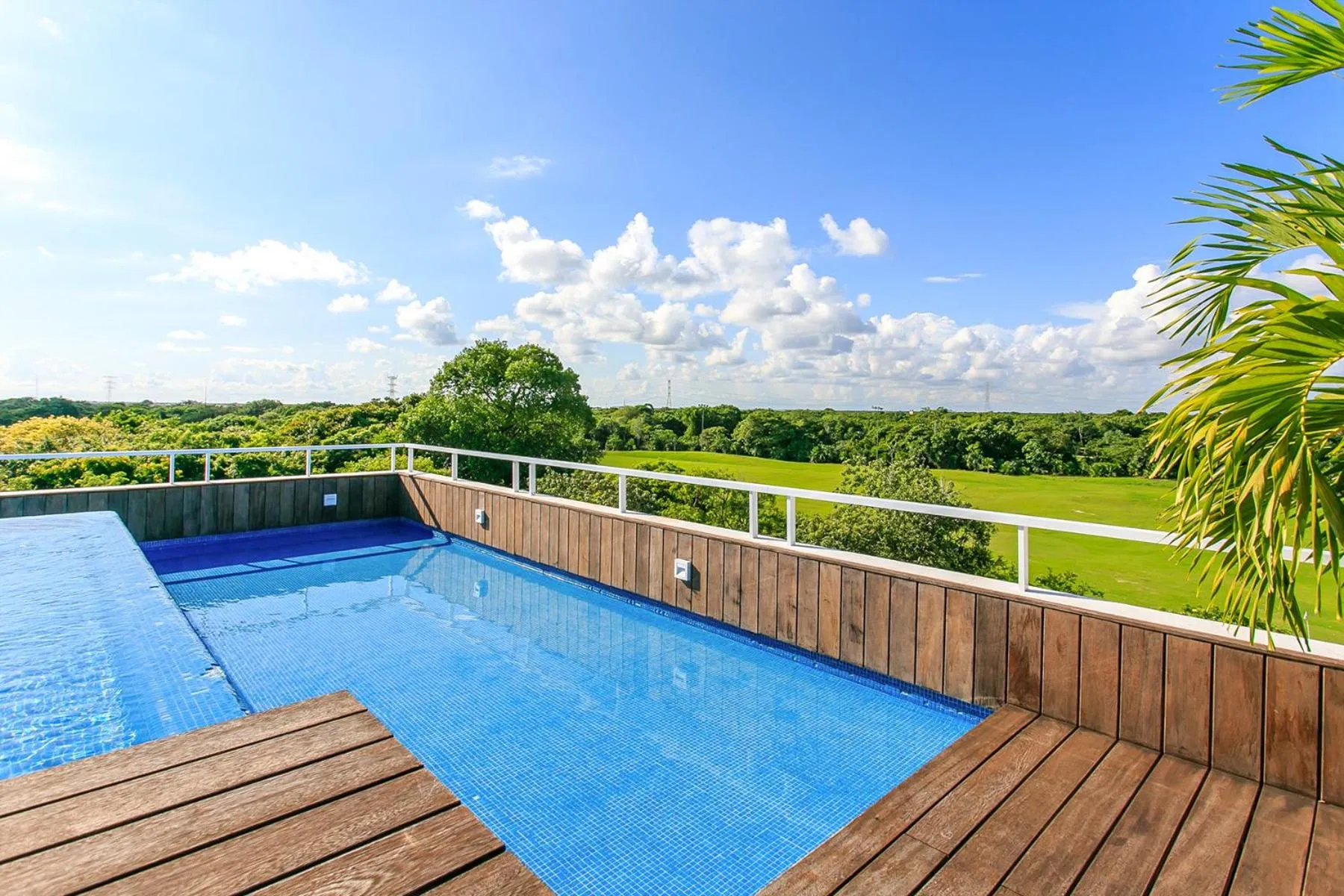 Pool view in Golfers' Paradise at Nick Price Residences!