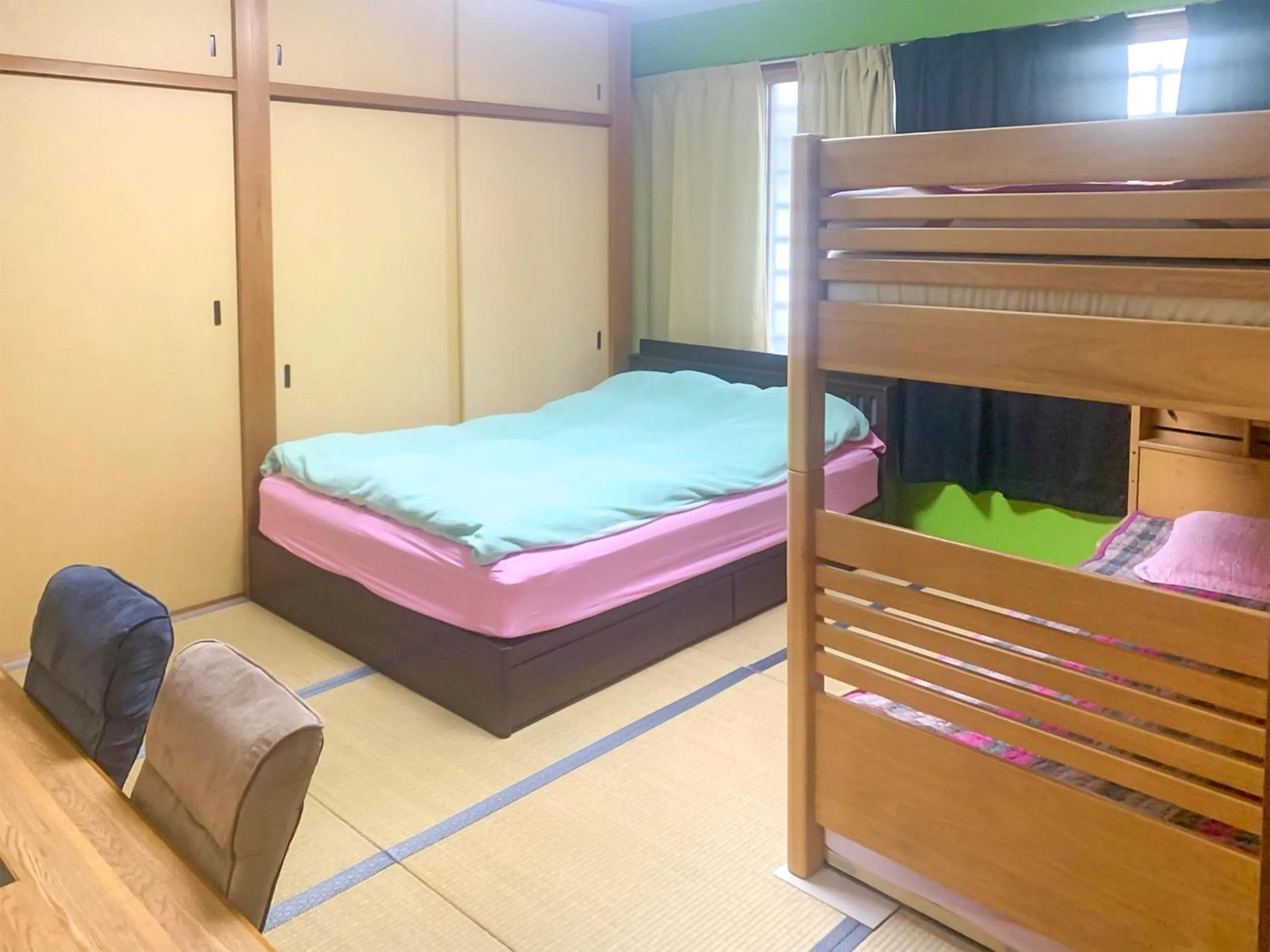 Photo of the whole room, Bed in Kamikatsura House