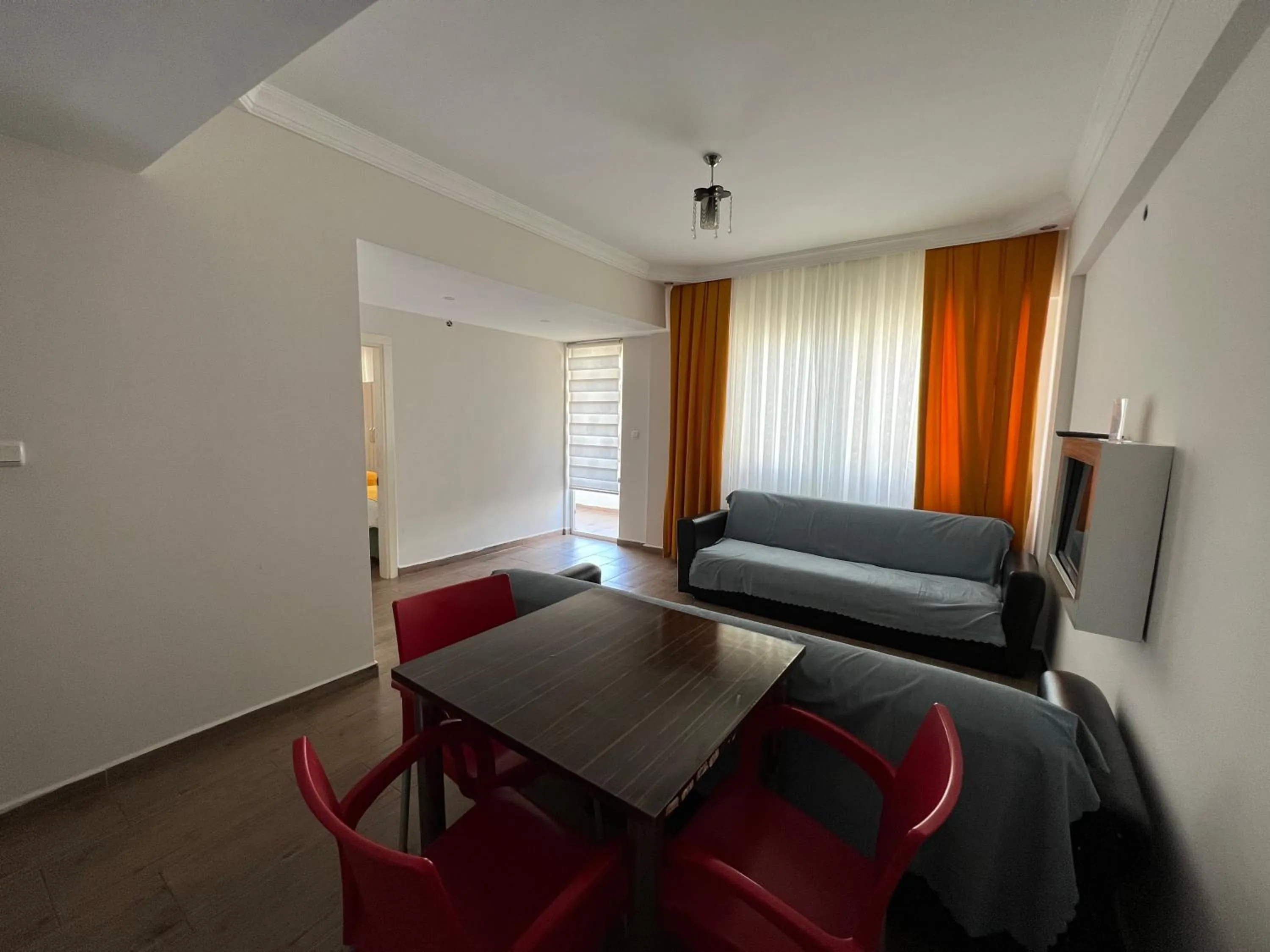 Living room, Bed in Alanya Queen Apart Otel