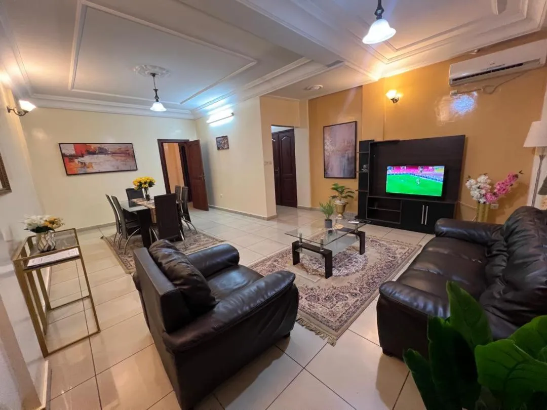 Living room in Résidences hôtelières Micheline et Emile BASTOS