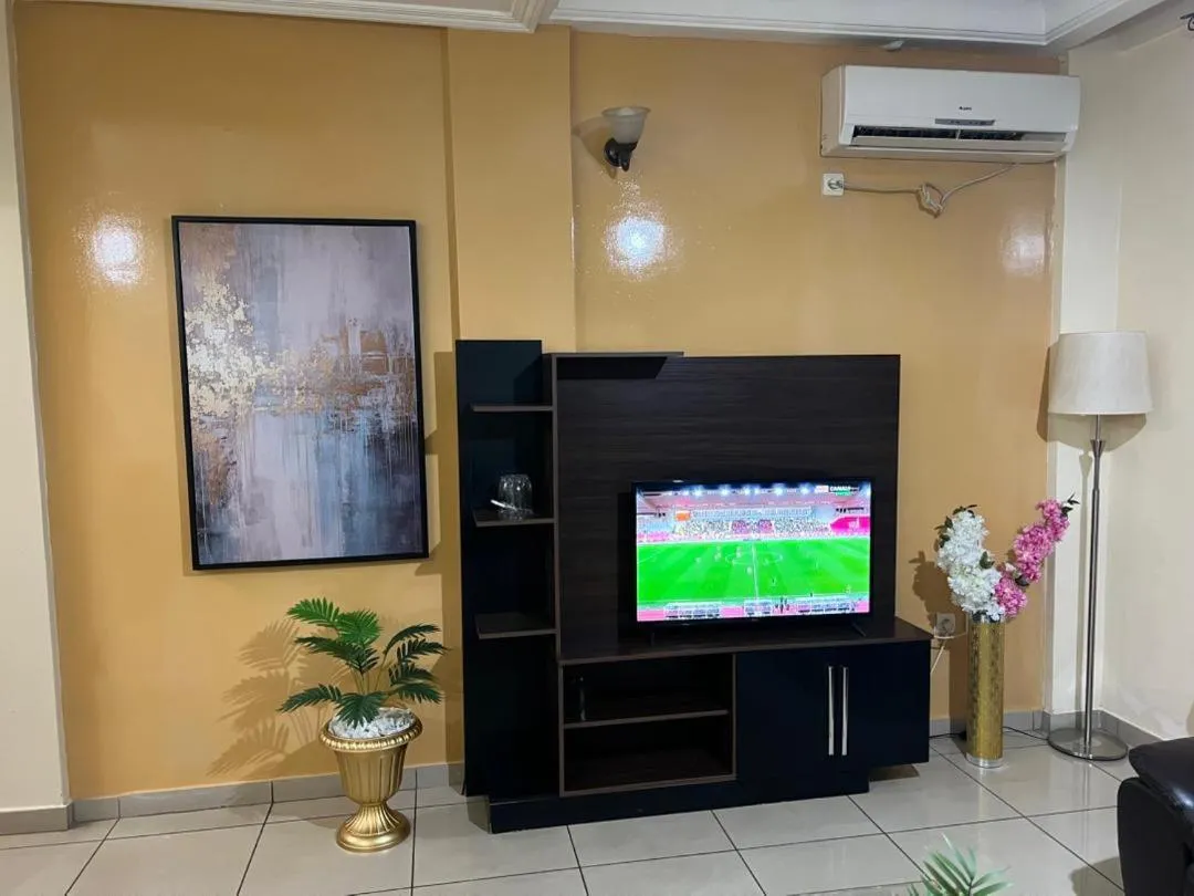 Living room in Résidences hôtelières Micheline et Emile BASTOS