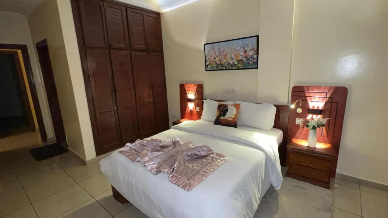 Bedroom, Bed in Résidences hôtelières Micheline et Emile BASTOS