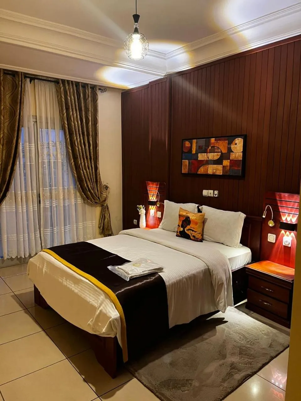 Bedroom, Bed in Résidences hôtelières Micheline et Emile BASTOS