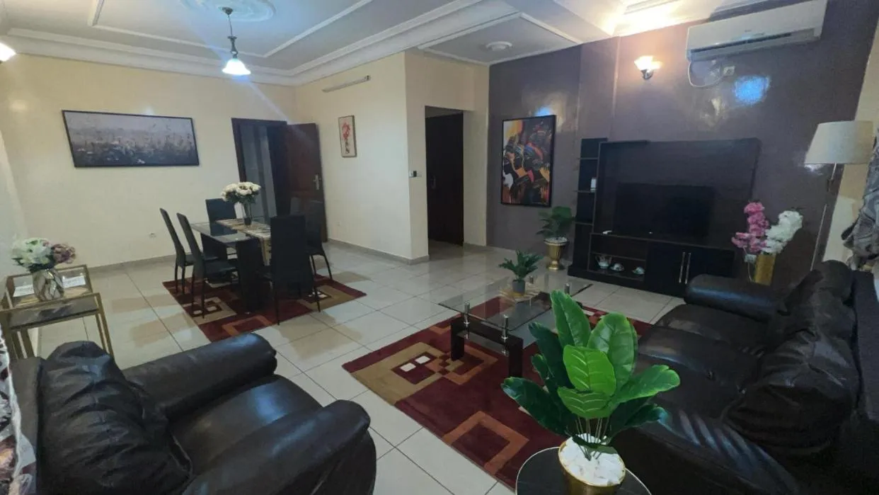 Living room in Résidences hôtelières Micheline et Emile BASTOS