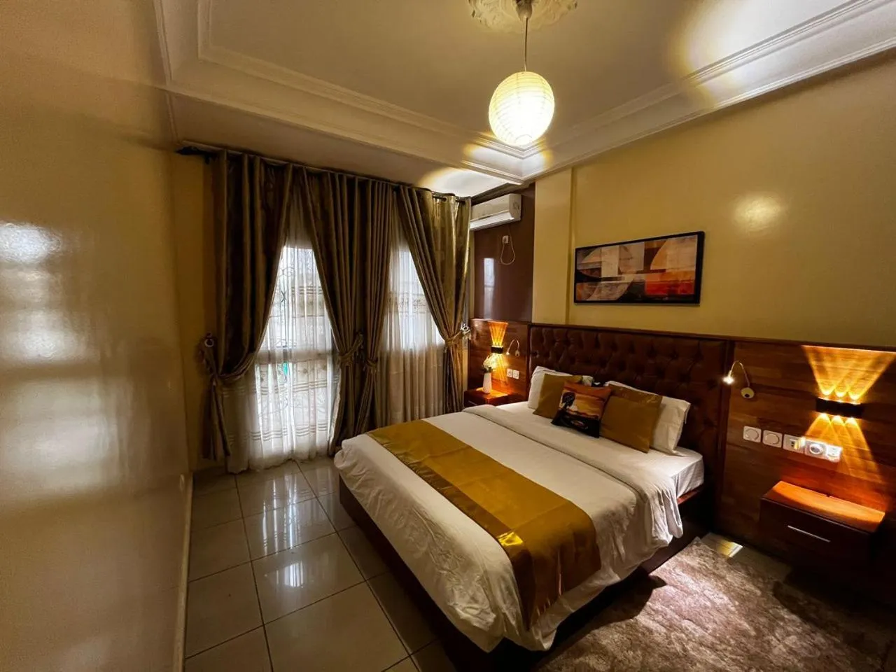 Bedroom, Bed in Résidences hôtelières Micheline et Emile BASTOS