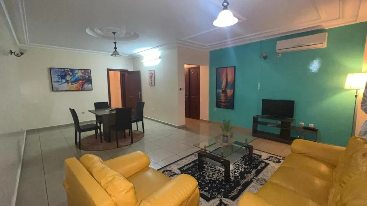 Living room in Résidences hôtelières Micheline et Emile BASTOS