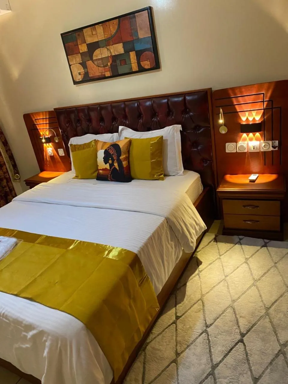 Bedroom, Bed in Résidences hôtelières Micheline et Emile BASTOS