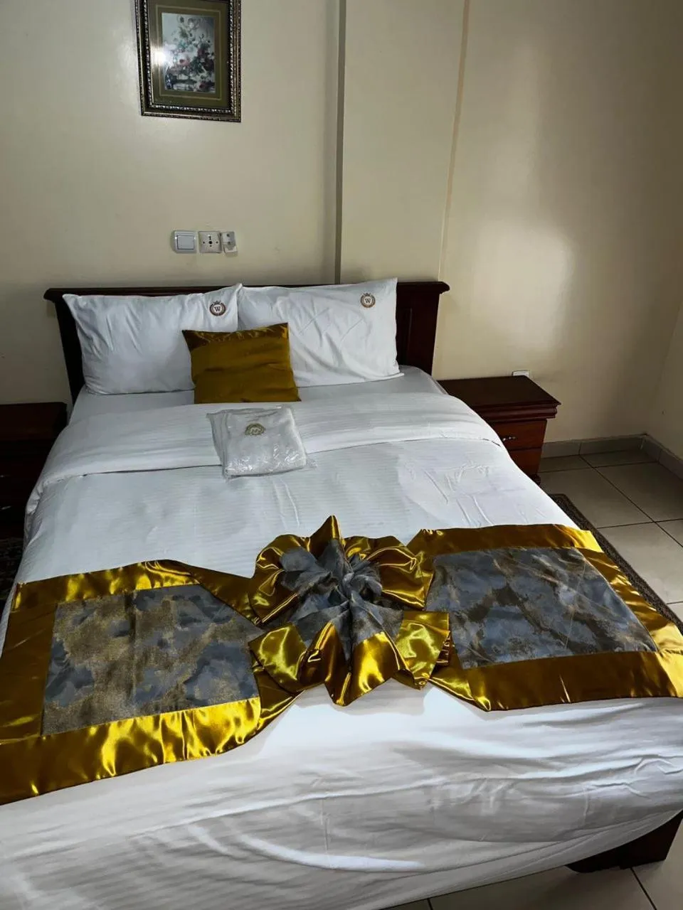 Bedroom, Bed in Résidences hôtelières Micheline et Emile BASTOS