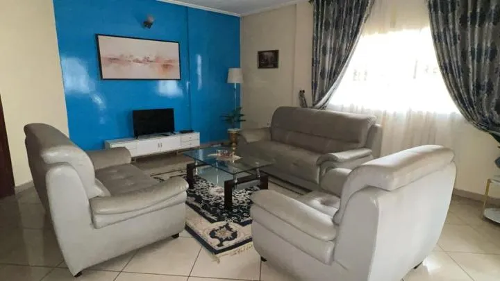 Living room in Résidences hôtelières Micheline et Emile BASTOS