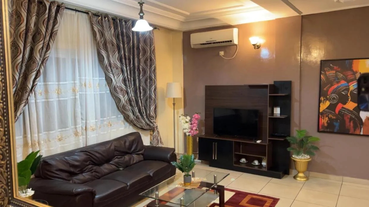 Living room in Résidences hôtelières Micheline et Emile BASTOS