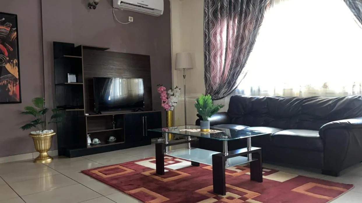 Living room in Résidences hôtelières Micheline et Emile BASTOS