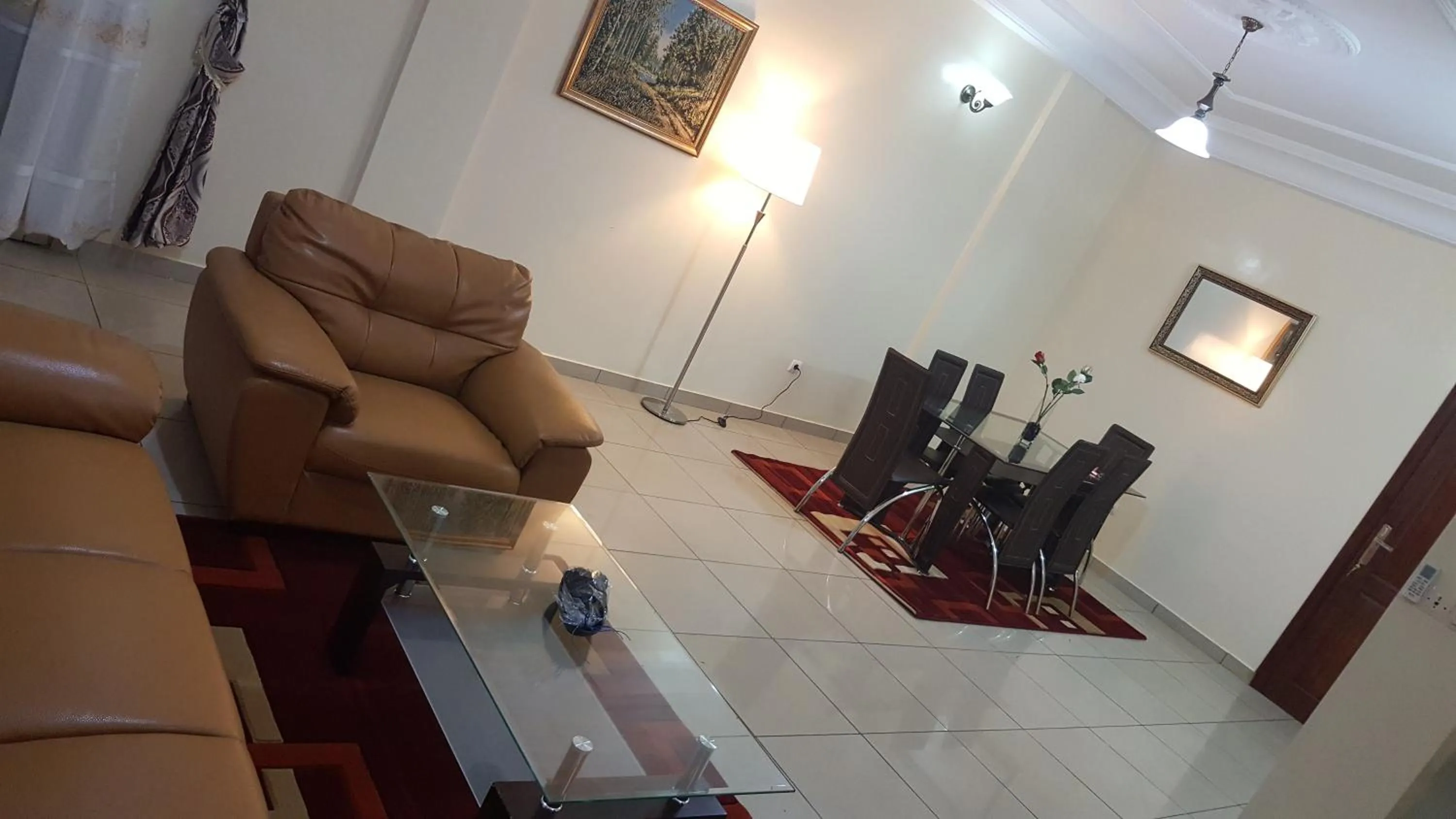 Living room in Résidences hôtelières Micheline et Emile BASTOS