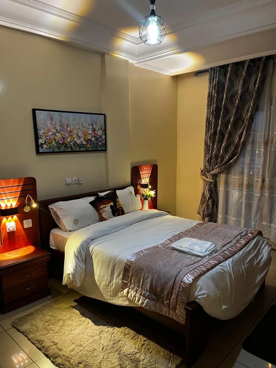 Bedroom, Bed in Résidences hôtelières Micheline et Emile BASTOS