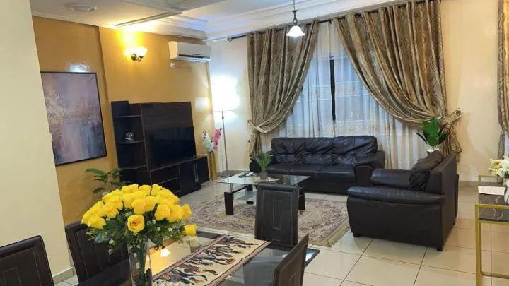 Living room in Résidences hôtelières Micheline et Emile BASTOS