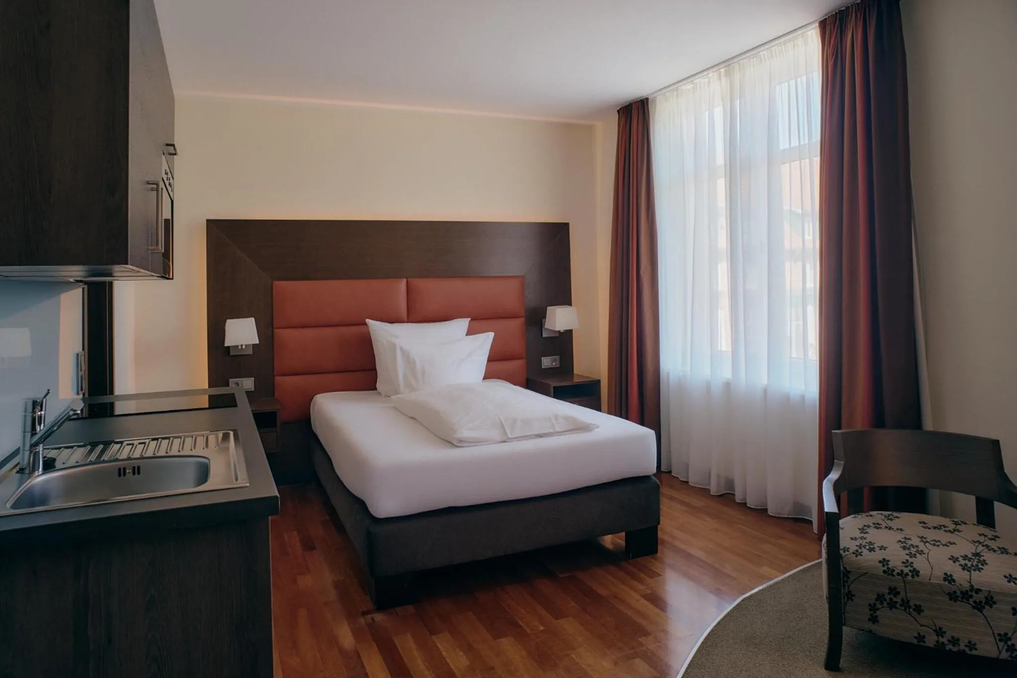 Bedroom, Bed in Aparthotel Treudelberg Hamburg