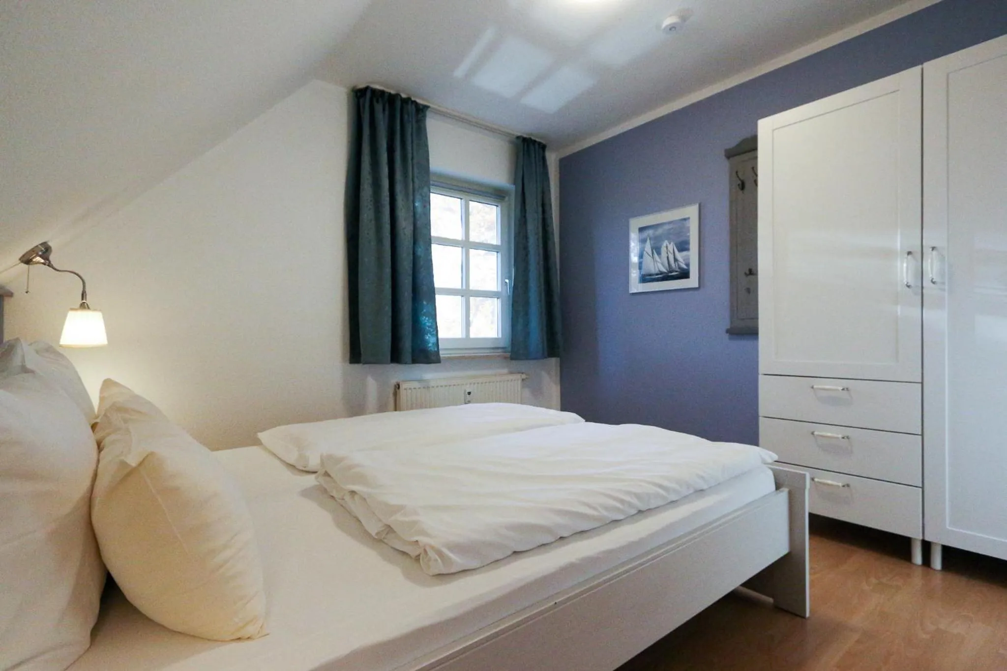 Bed in Captain Pahlen Ferienanlage